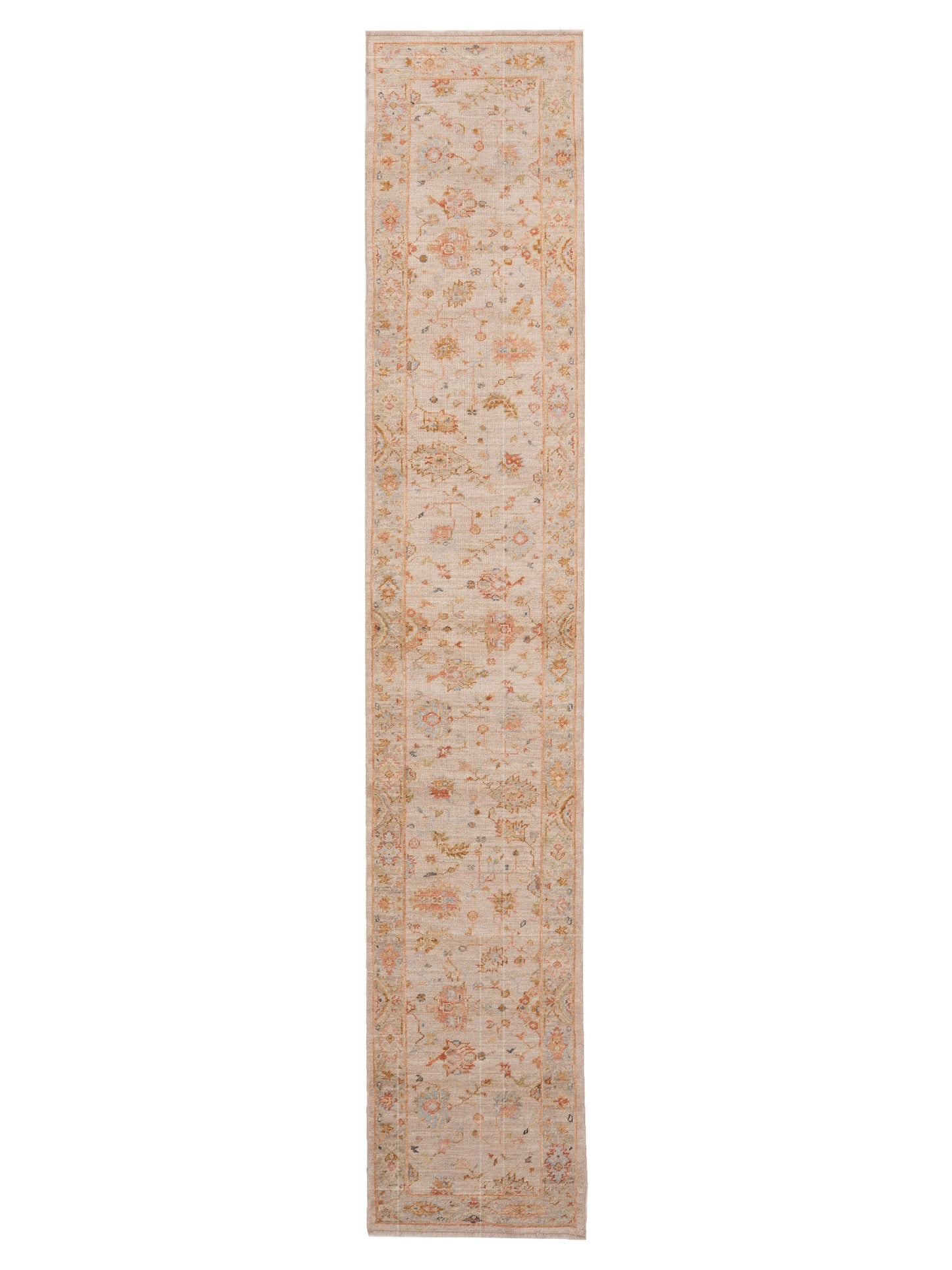 Anadol Angora Oushak  Ivory Silver Traditional
