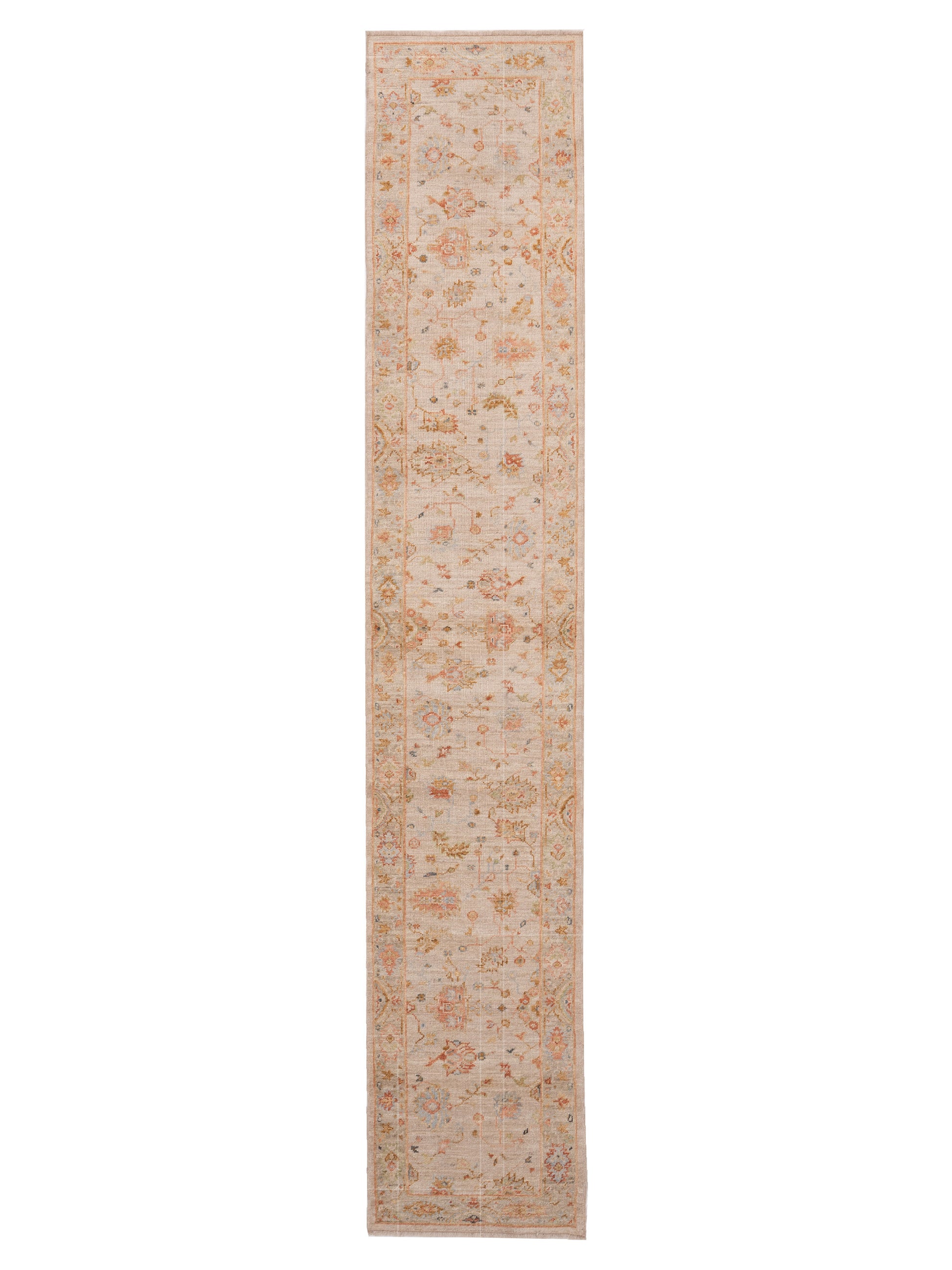 Anadol Angora Oushak  Ivory Silver Traditional