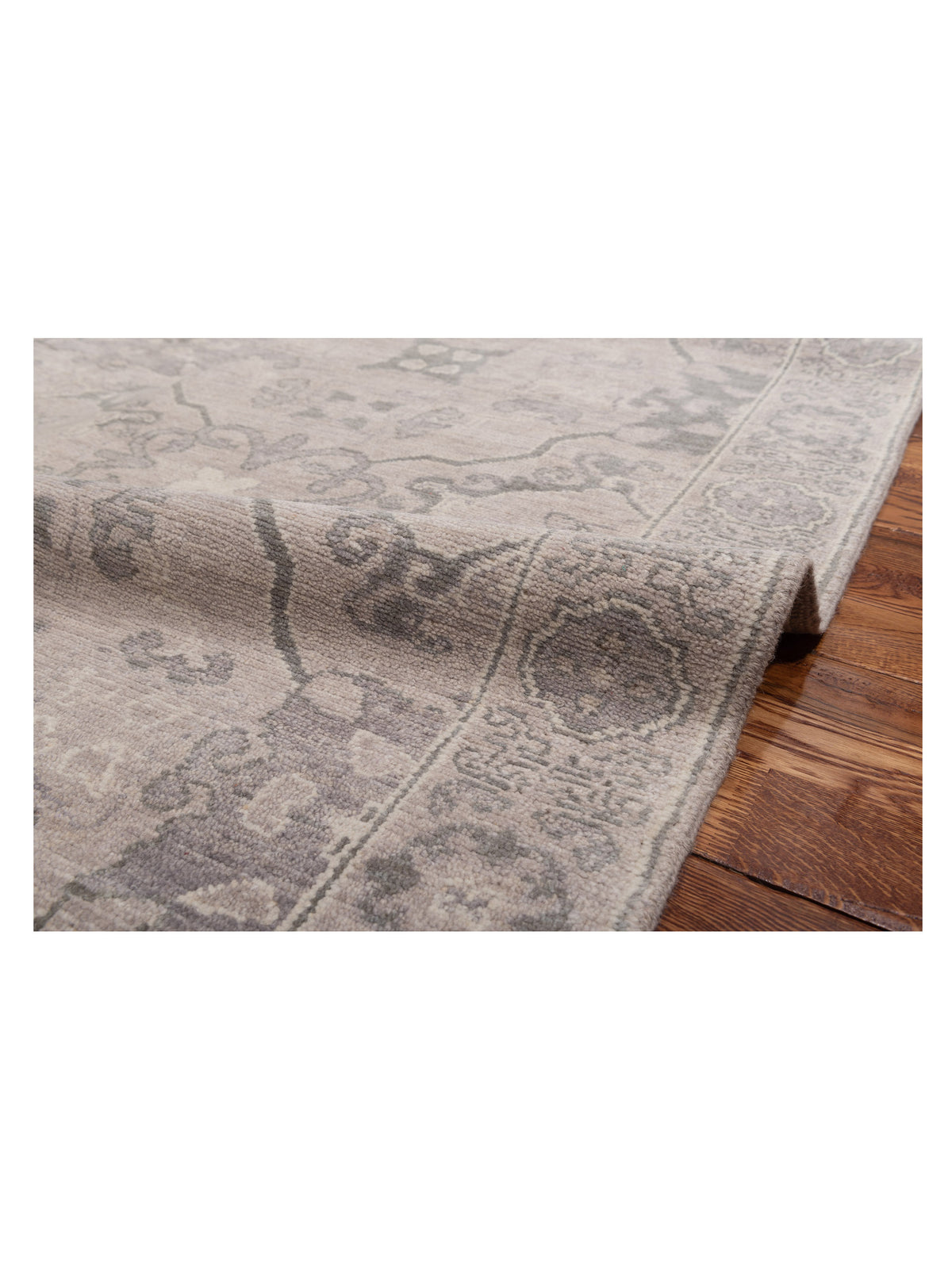 Andalusia 125242 Gray Green 6x9.1 Hand Knotted Rug