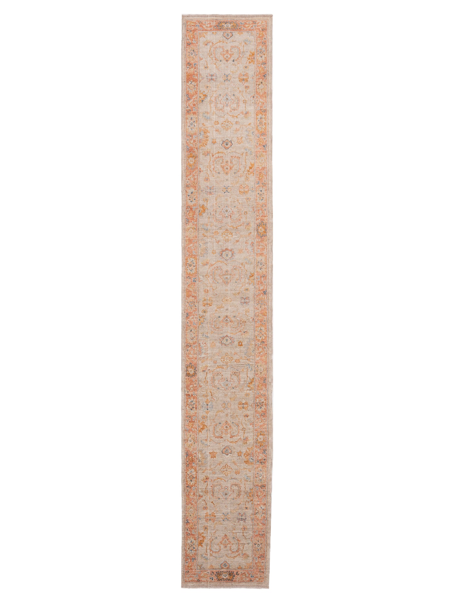 Anadol Angora Oushak  Ivory Rust Traditional