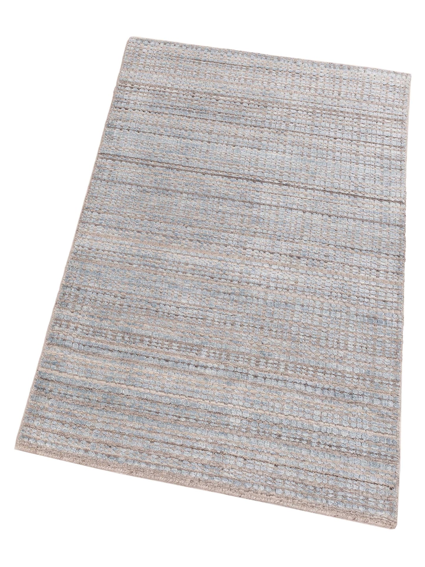 Himalayan 144840 Blue Brown 3x5 Hand Knotted Rug