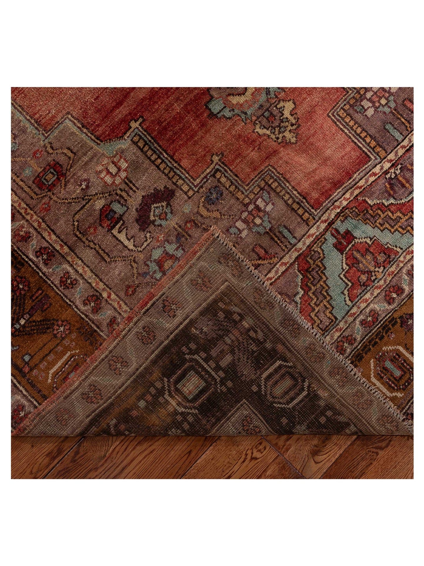 Old Anatolian 154139 Rust Gold 5.10x10.4 Hand Knotted Rug