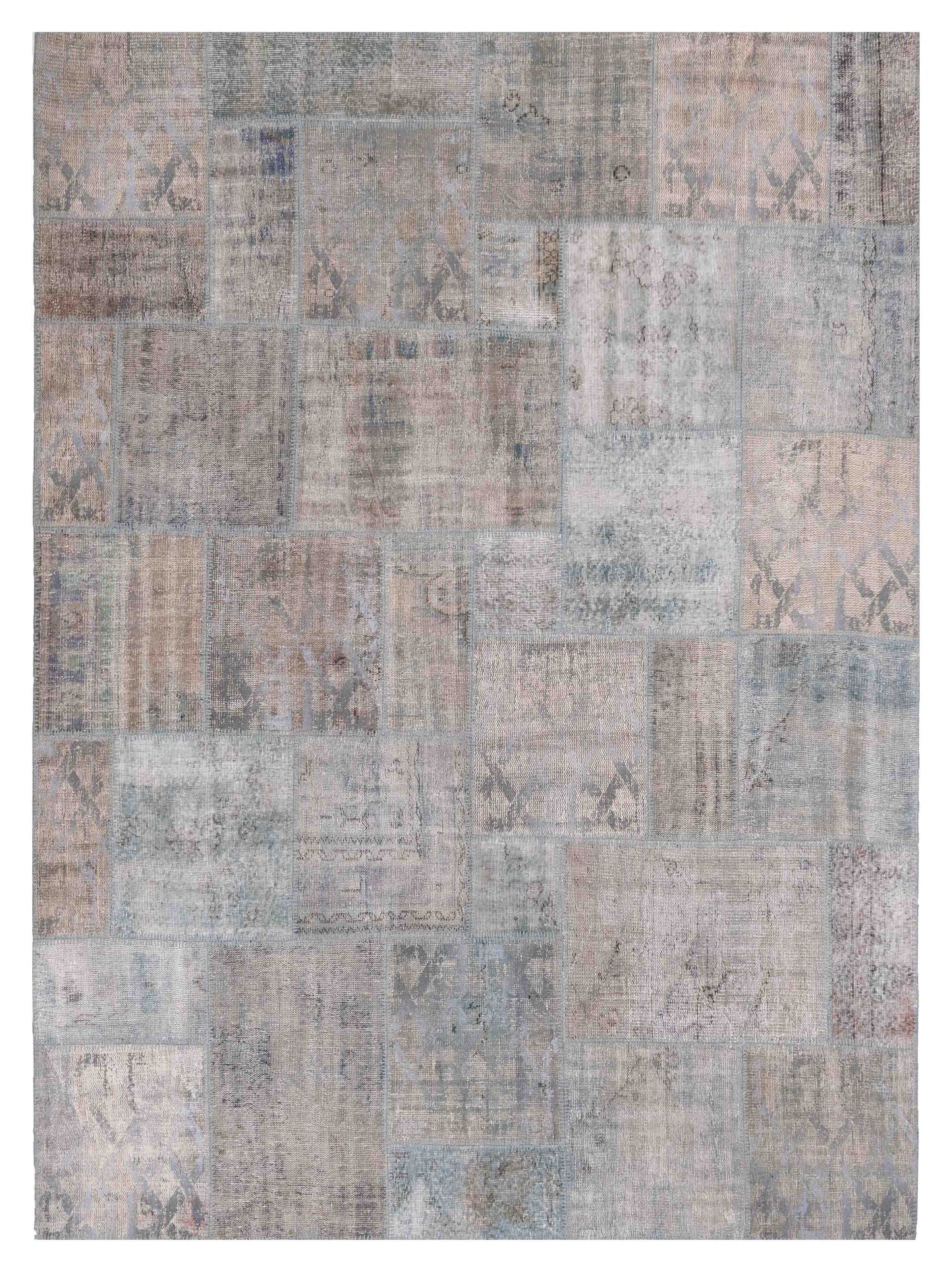 Pasha Turkish Vestige Patchwork  Blue  Contemporary