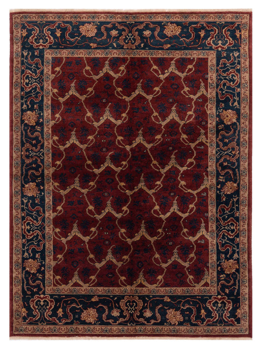 Pasha Antique Loom  Red Navy Traditional