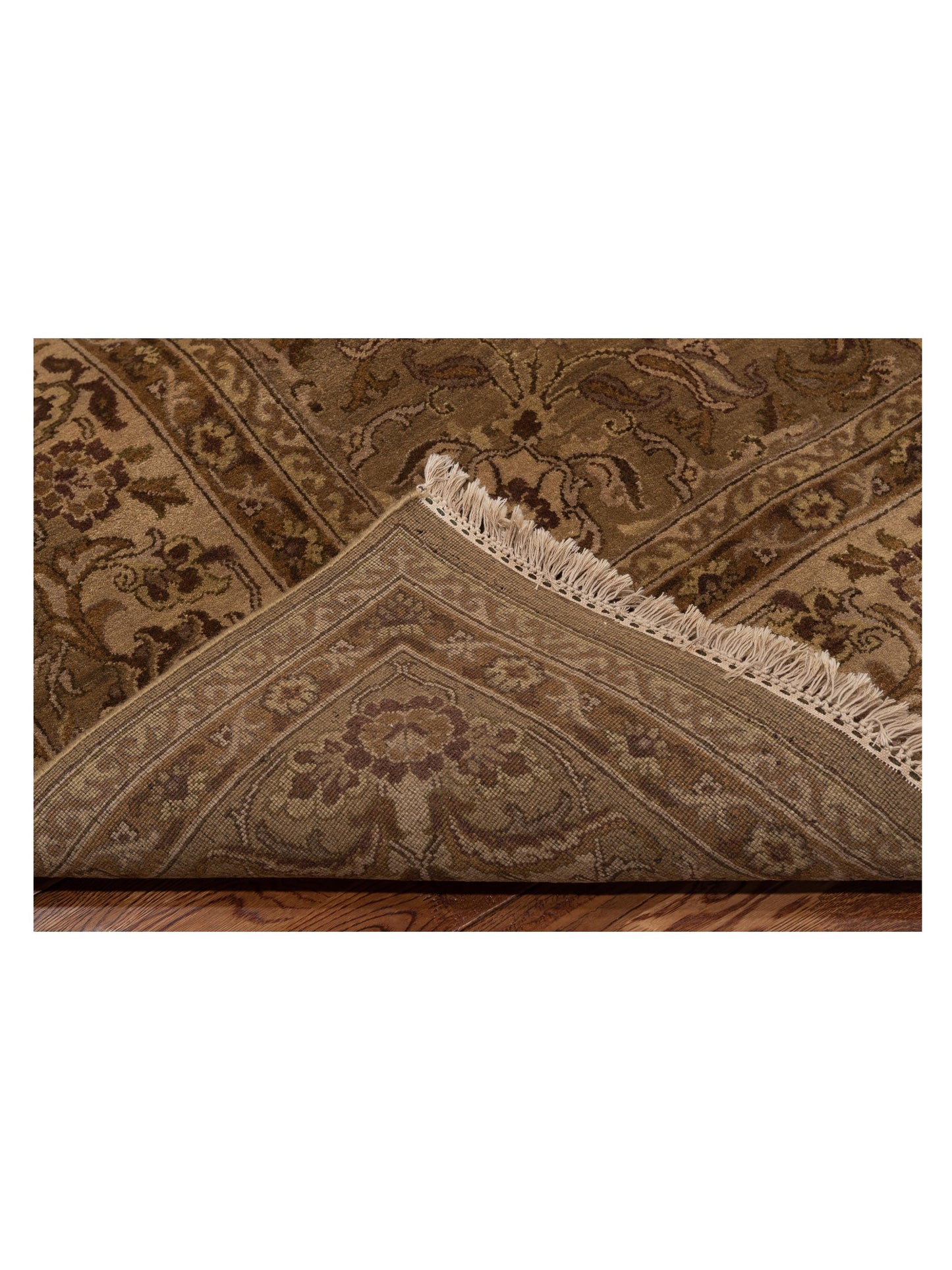 Sultan 86172 Brown Ivory 8x9.11 Hand Knotted Rug
