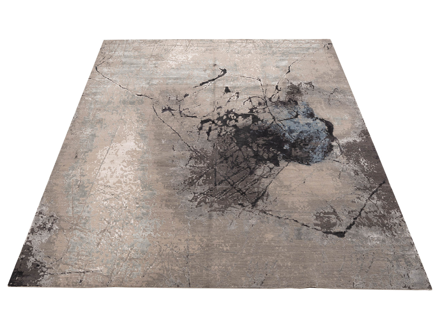 Tibetino 154828 Gray Gray 9x11.11 Hand Knotted Rug