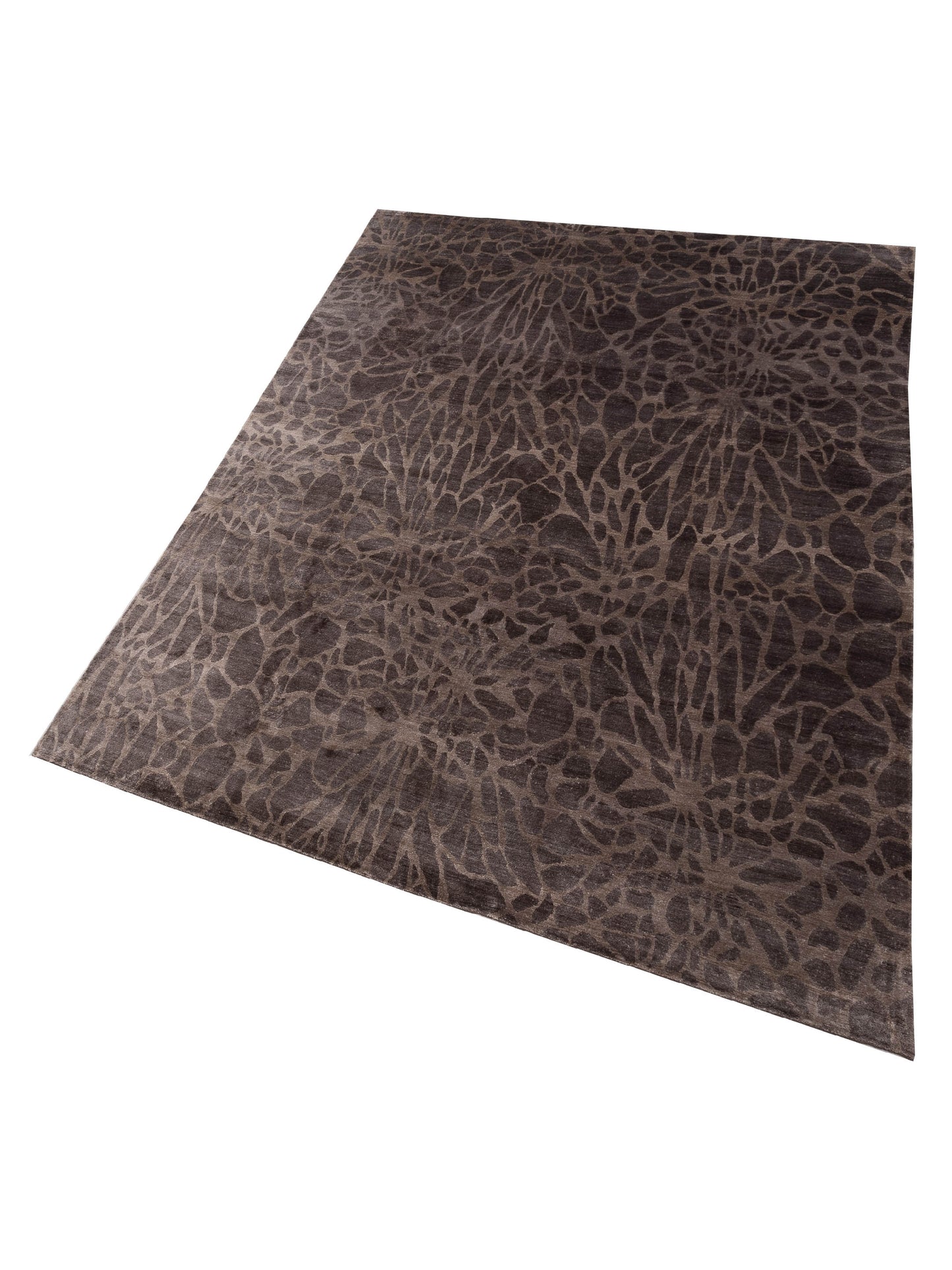 Tibetino 120501 Brown 10.1x14 Hand Knotted Rug