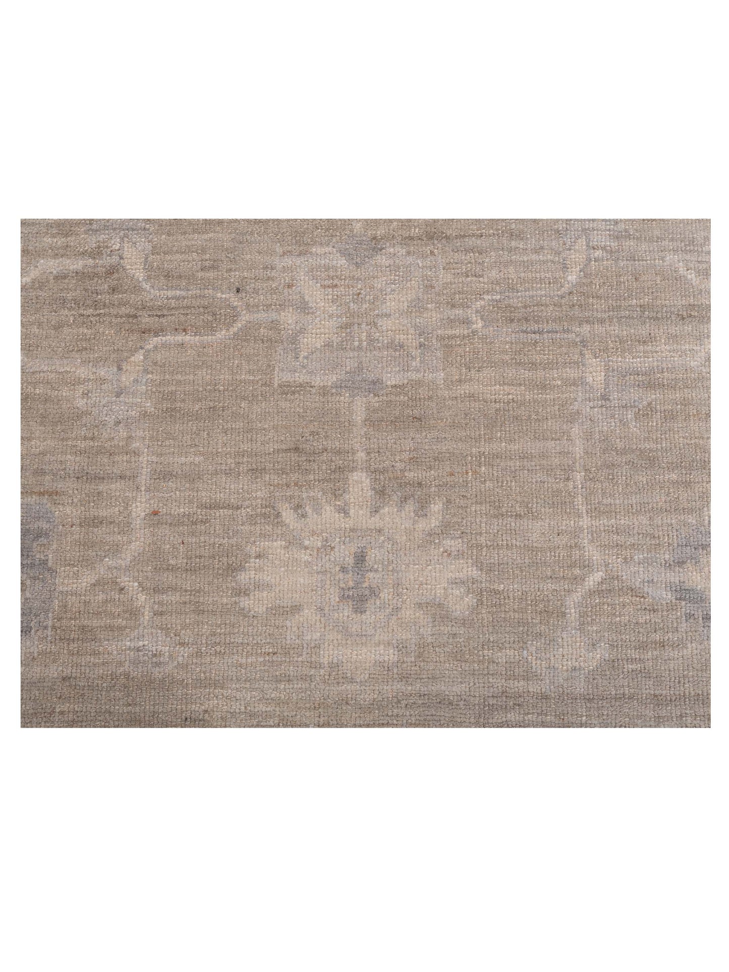 Angora Oushak 150695 Gray Gray 8.2x9.7 Hand Knotted Rug