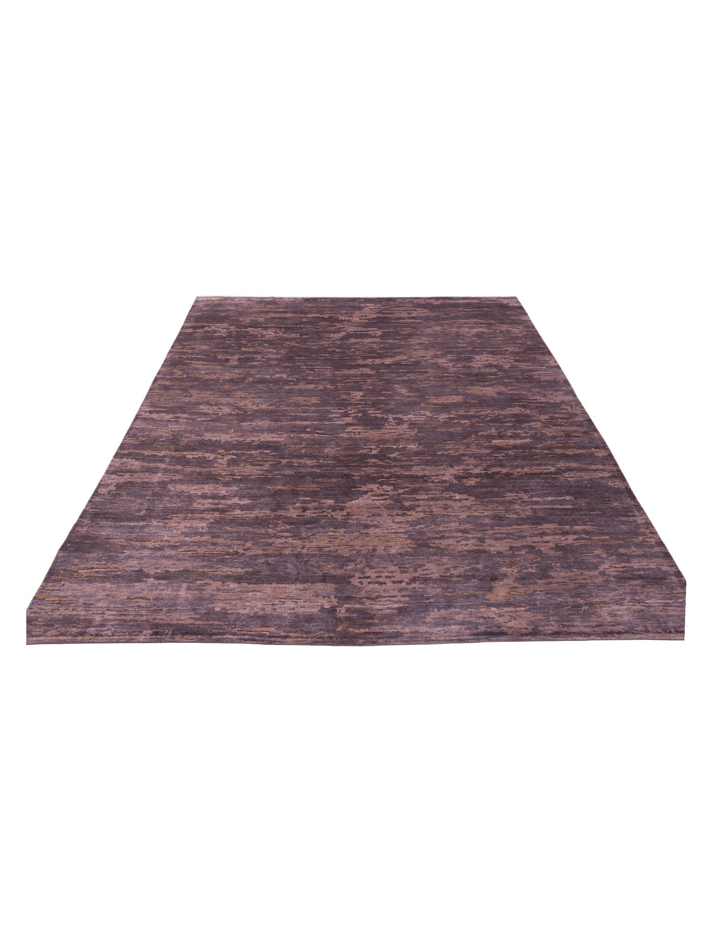 Tibetino 127585 Brown Brown 8.10x11.8 Hand Knotted Rug