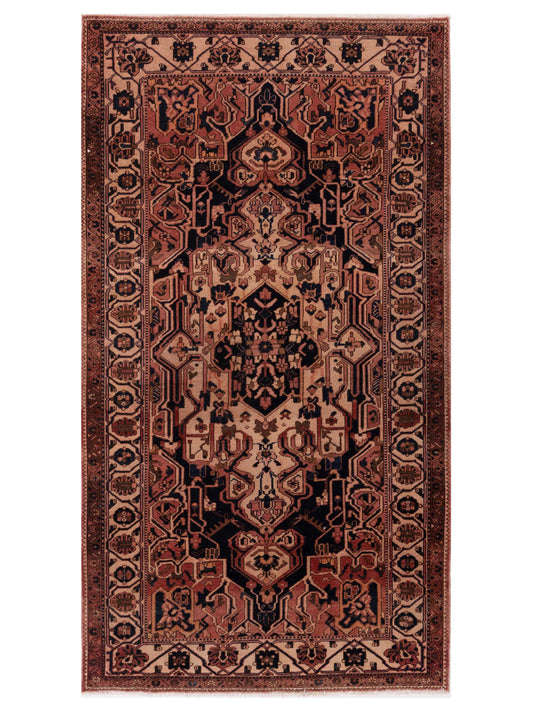 Pasha Persian  Rust Ivory Traditional
