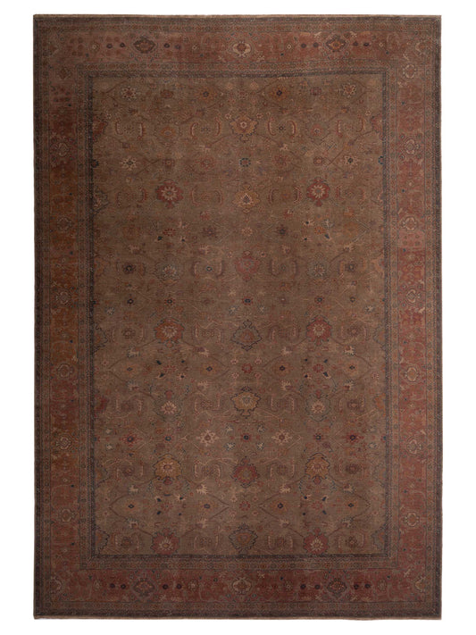 Pasha Turkish Elvan  Green Pink Traditional