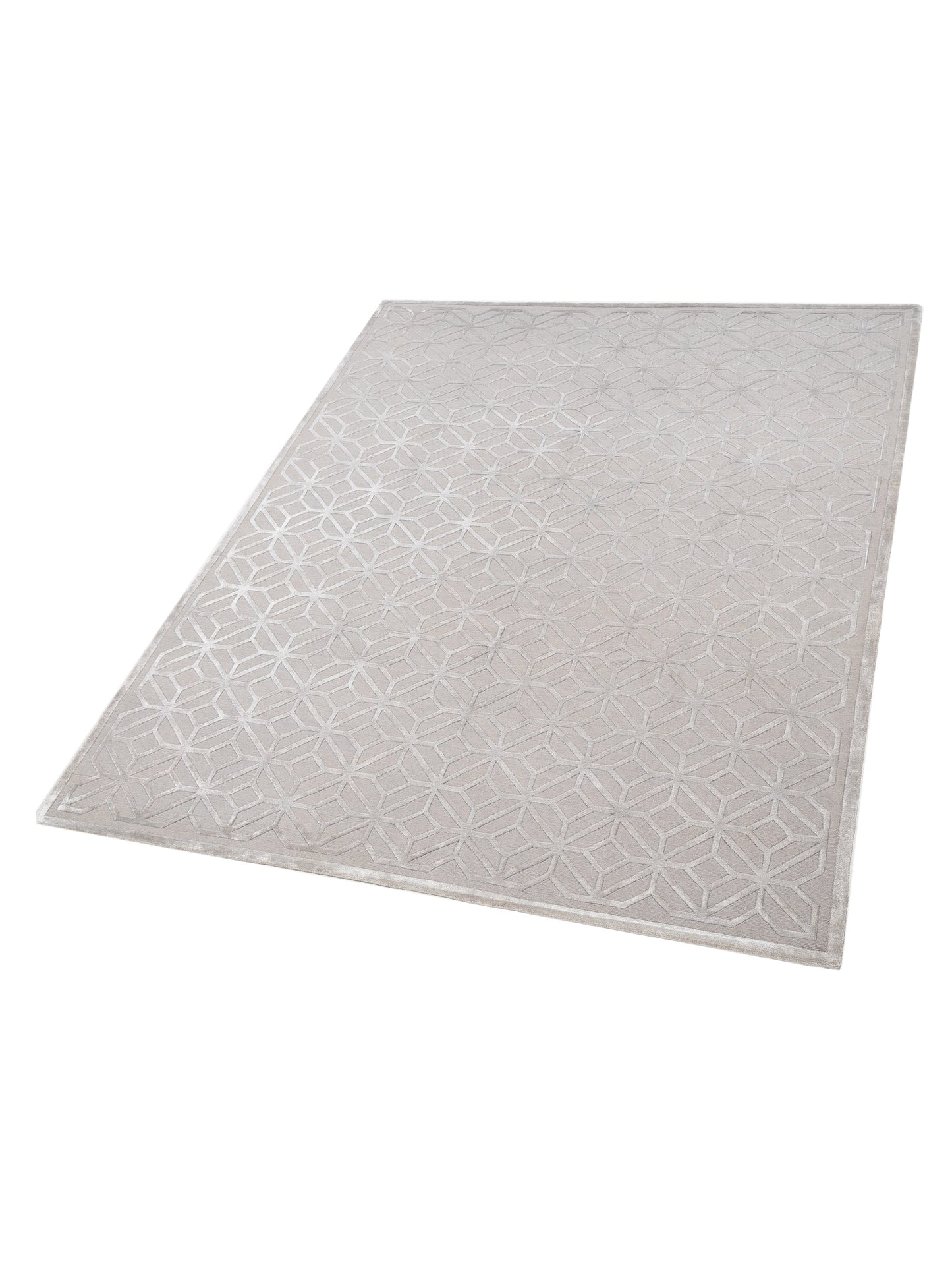 Tibetino 126643 Silver 8.1x10.3 Hand Knotted Rug