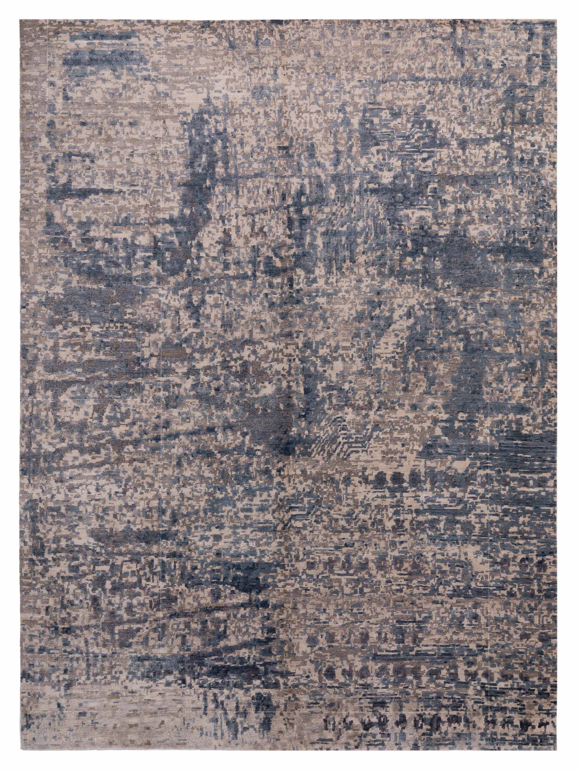 Siena Tibetino  Ivory Blue Contemporary