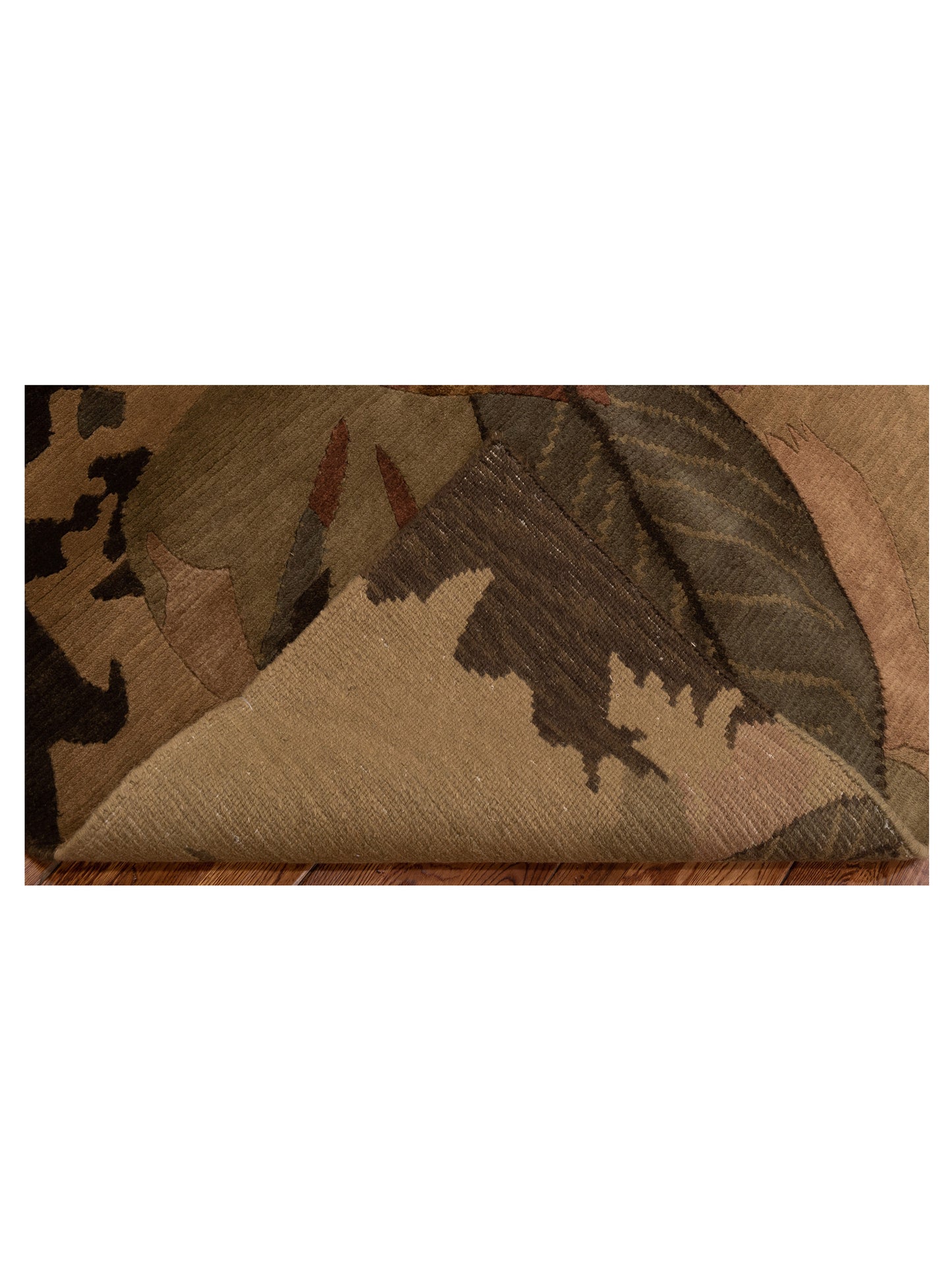 Himalayan 84814 Green 5.7x7.11 Hand Knotted Rug