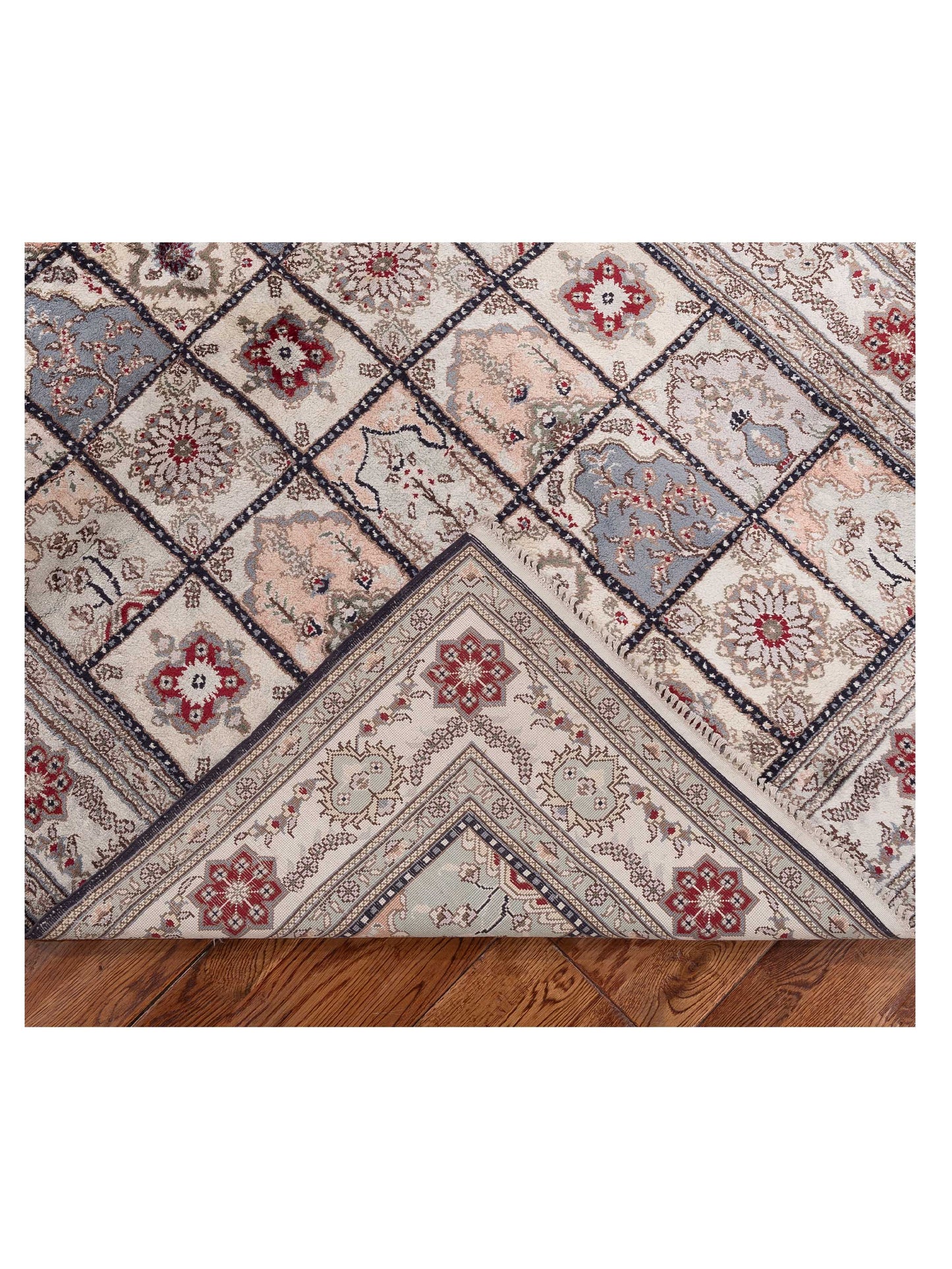 Dazzle 153726 Multi Multi 4.1x6 Hand Knotted Rug