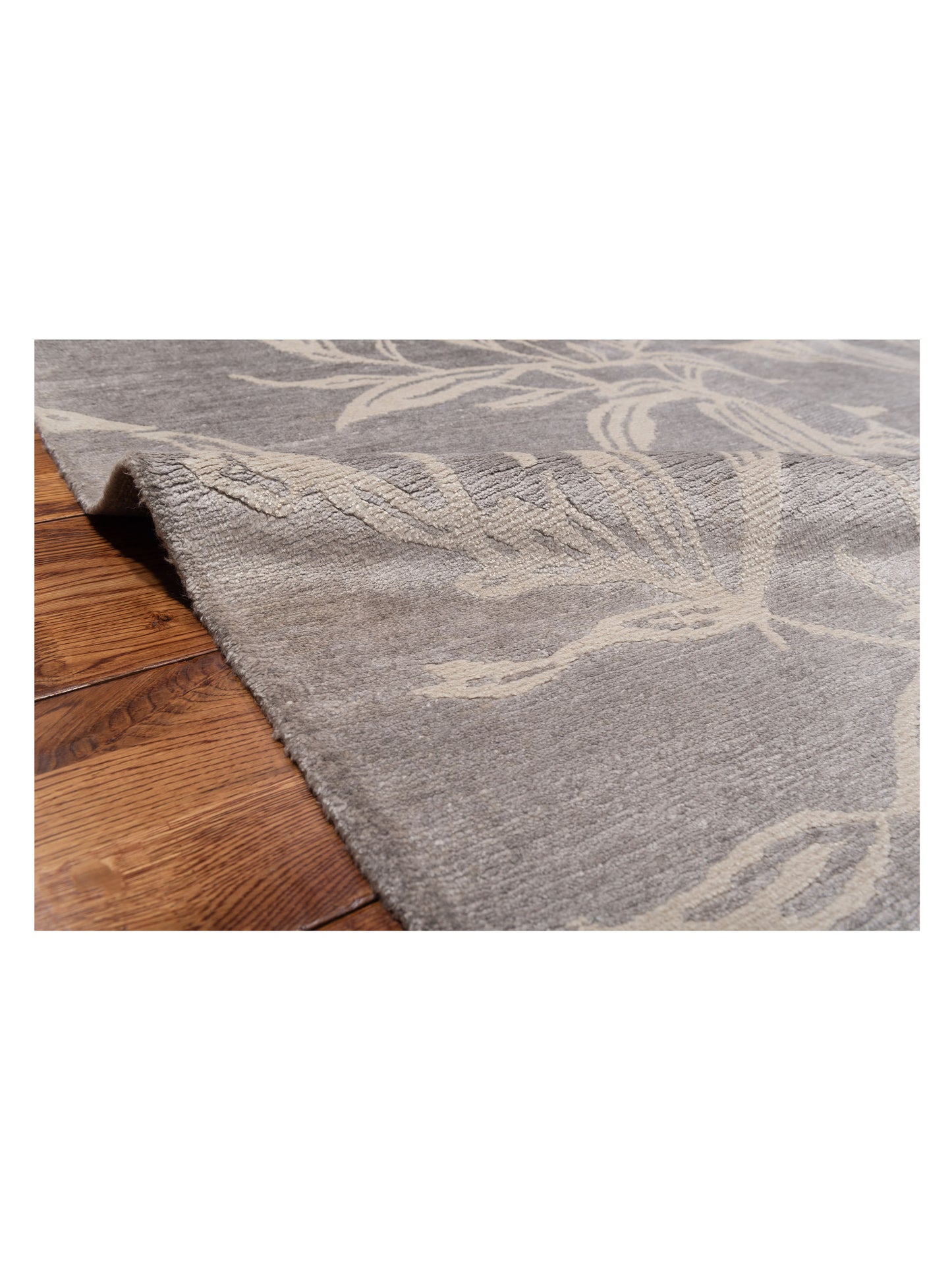 Tibetino 117911 Gray Ivory 8x10 Hand Knotted Rug