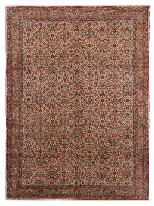 Pasha Antique Loom  Ivory Blue Traditional