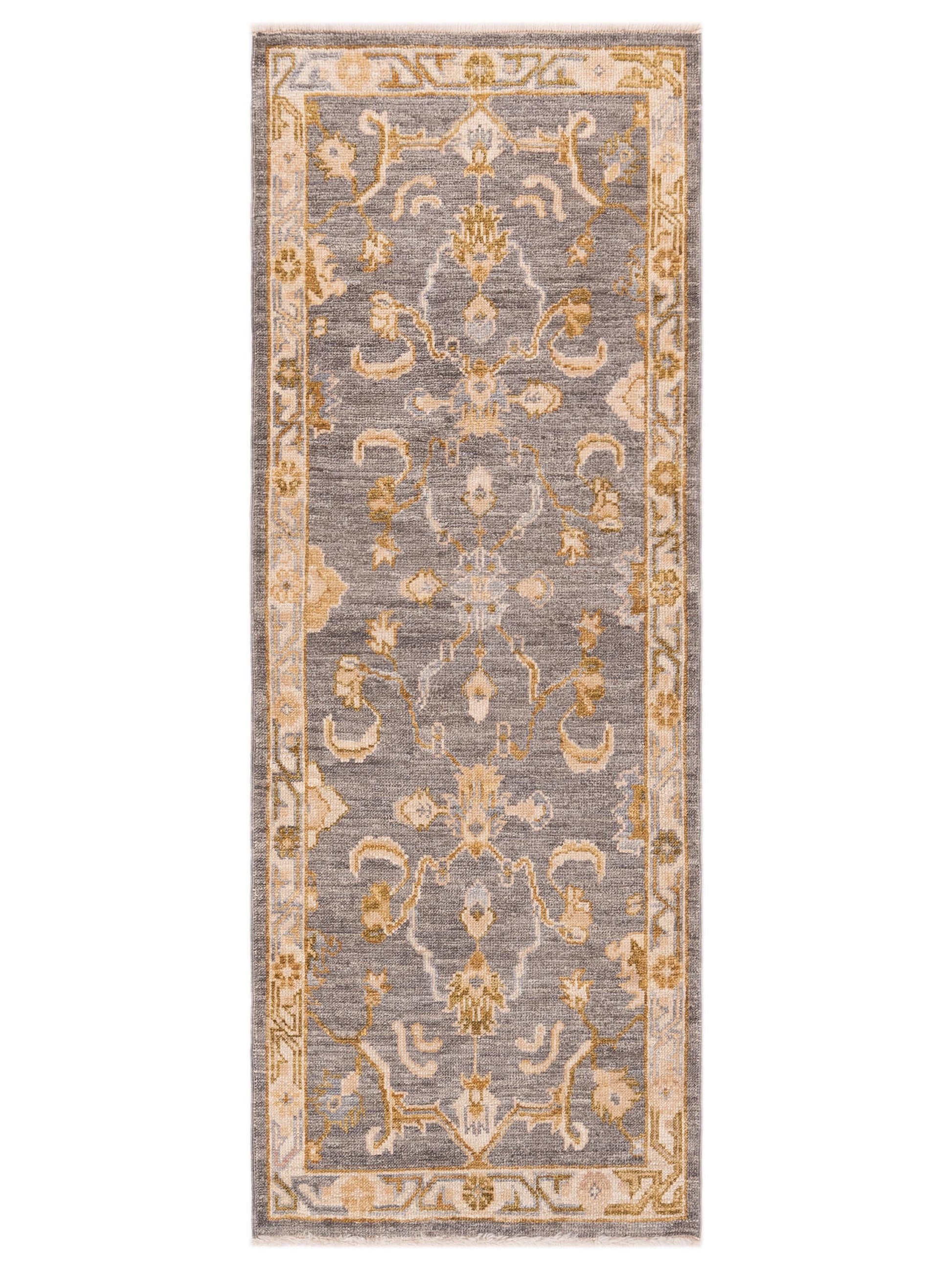Anadol Angora Oushak  Gray Ivory Traditional