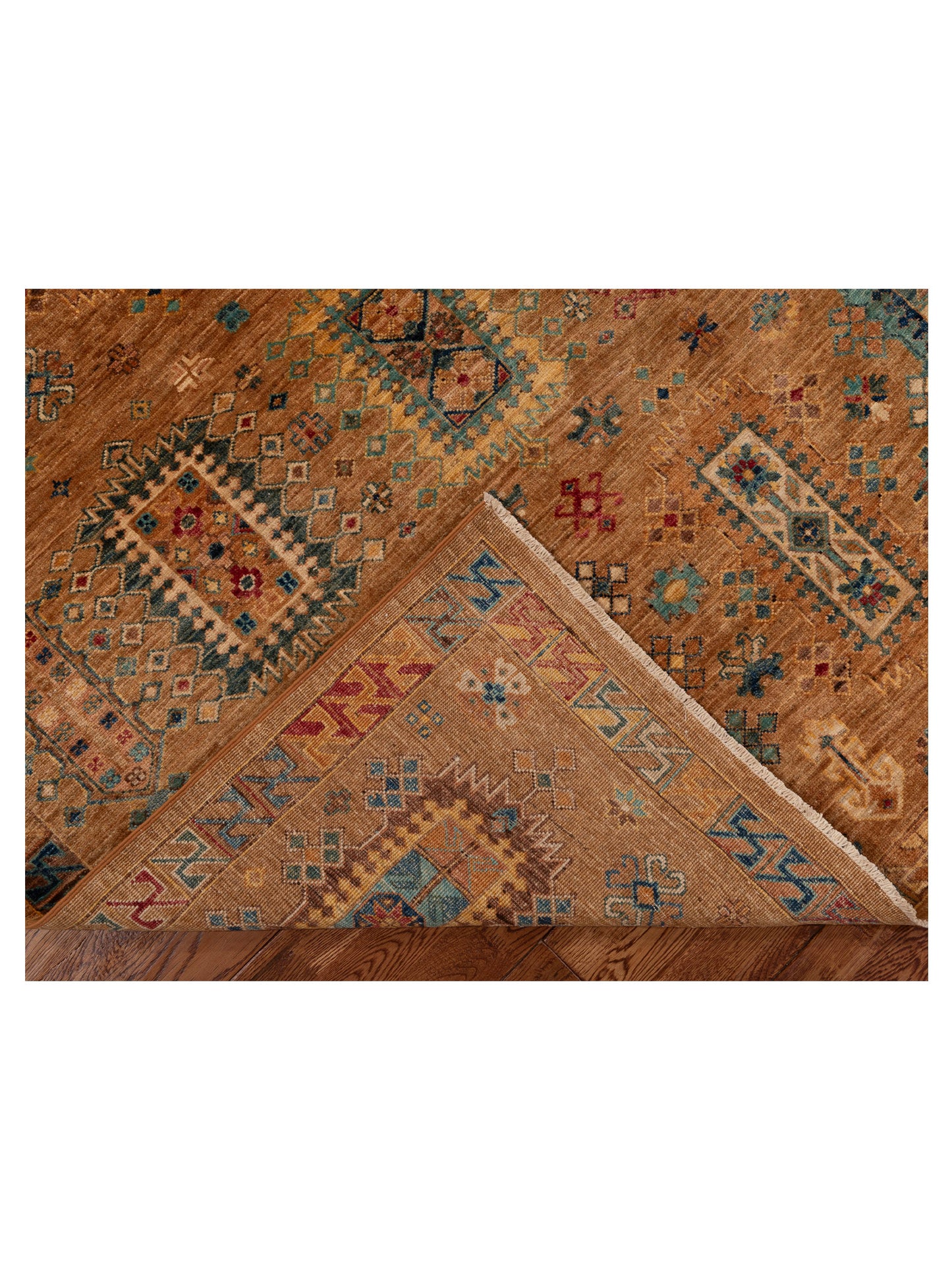 Artisan Kars 152192 Brown Brown 4.9x6.9 Hand Knotted Rug