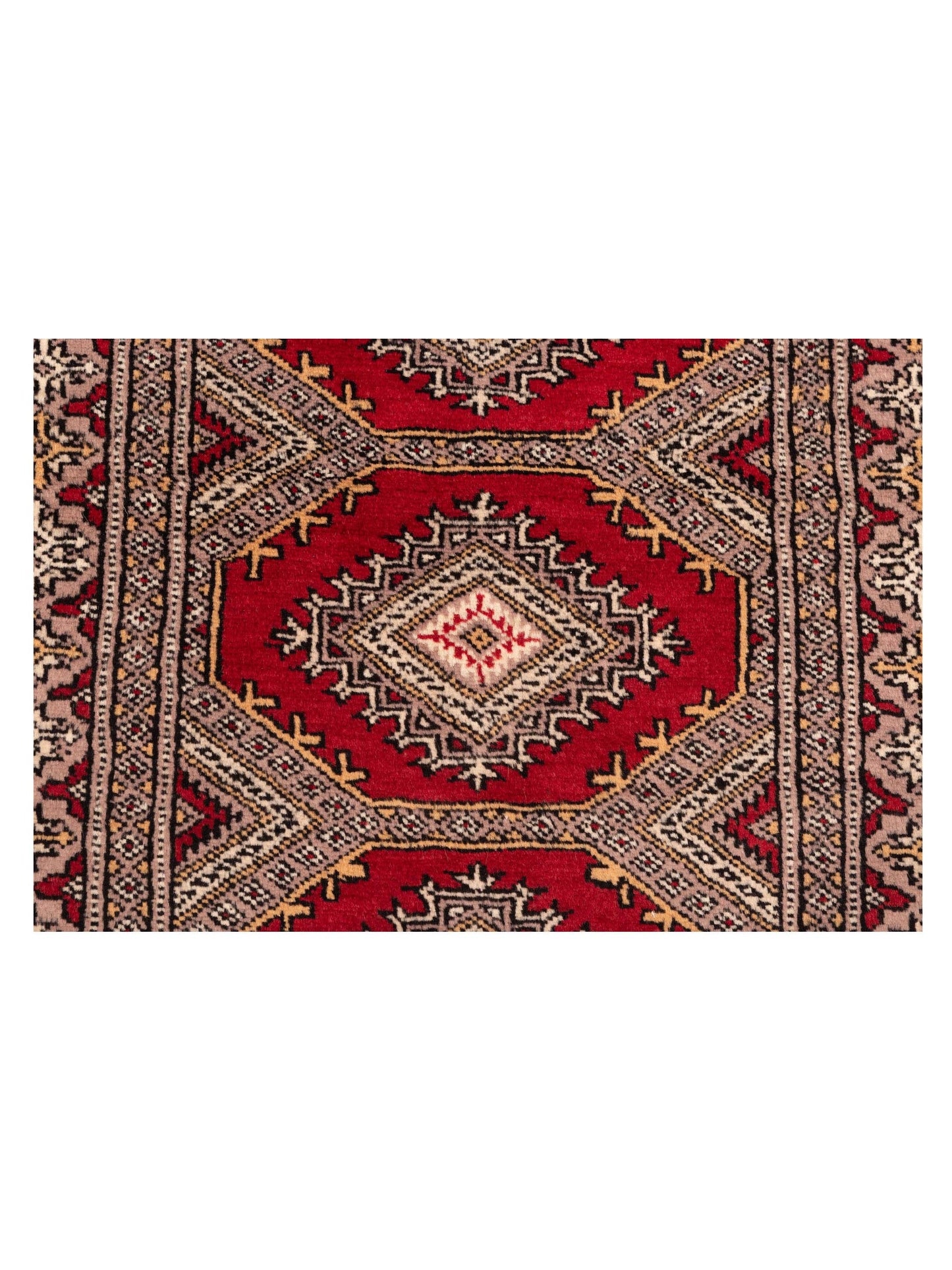 Bokhara 146609 Red Pink 2.6x4.2 Hand Knotted Rug