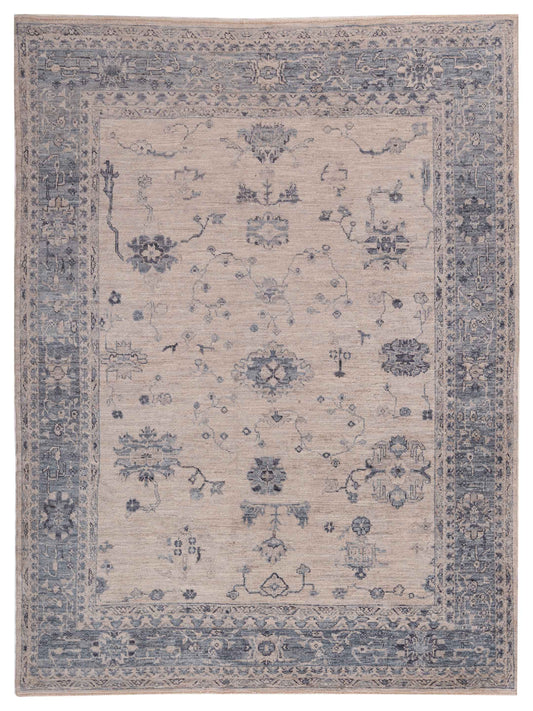 Anadol Angora Oushak  Ivory Blue Traditional