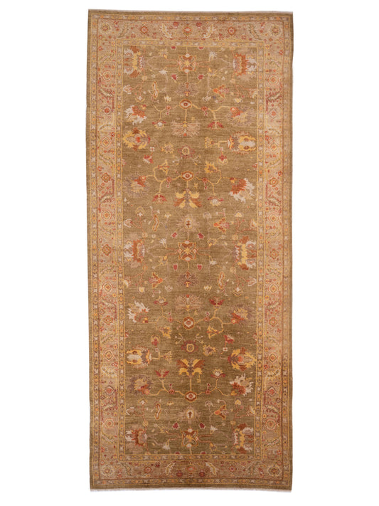 Anadol Angora Oushak  Green Light Brown Traditional