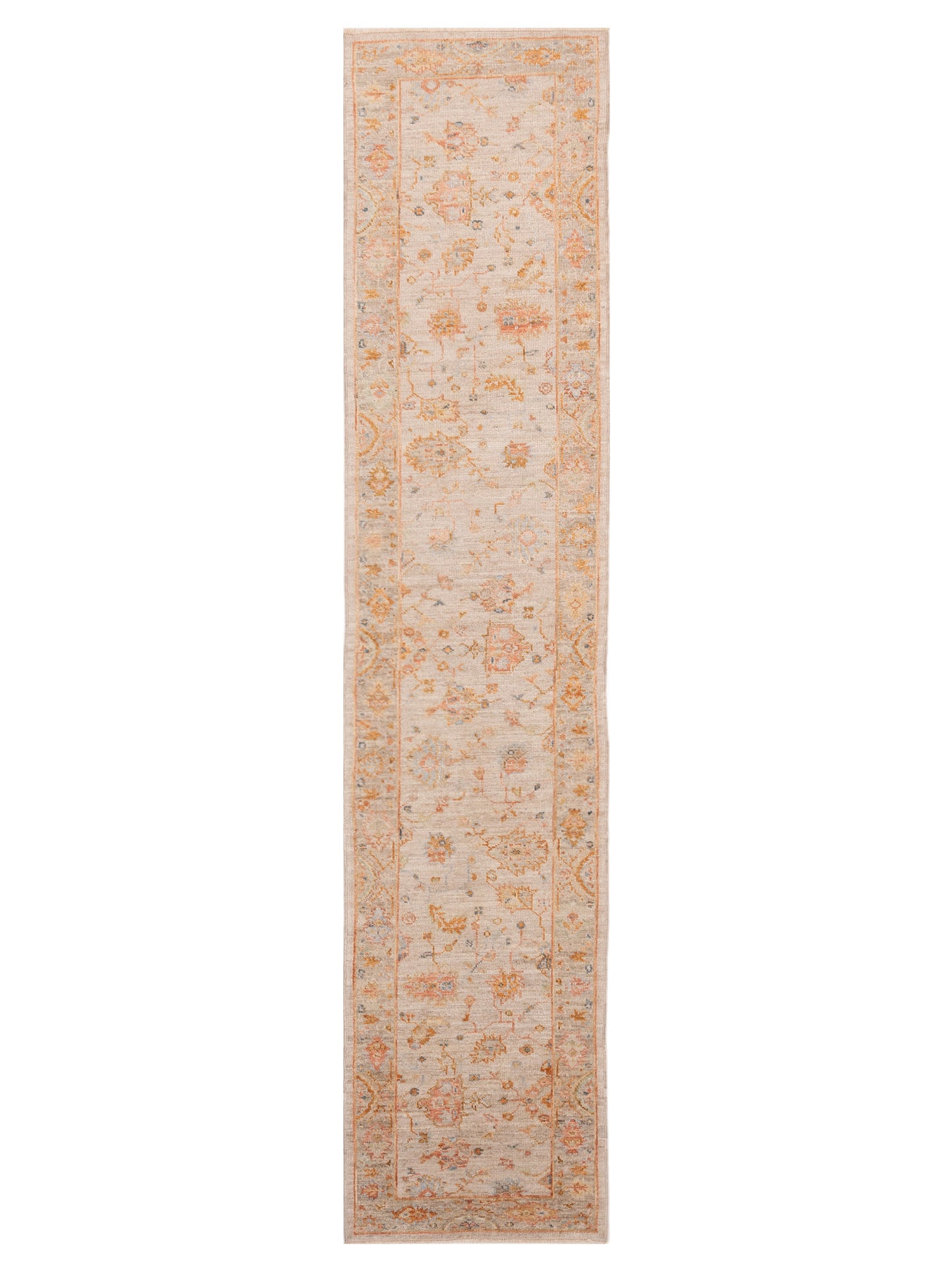 Anadol Angora Oushak  Ivory Silver Traditional