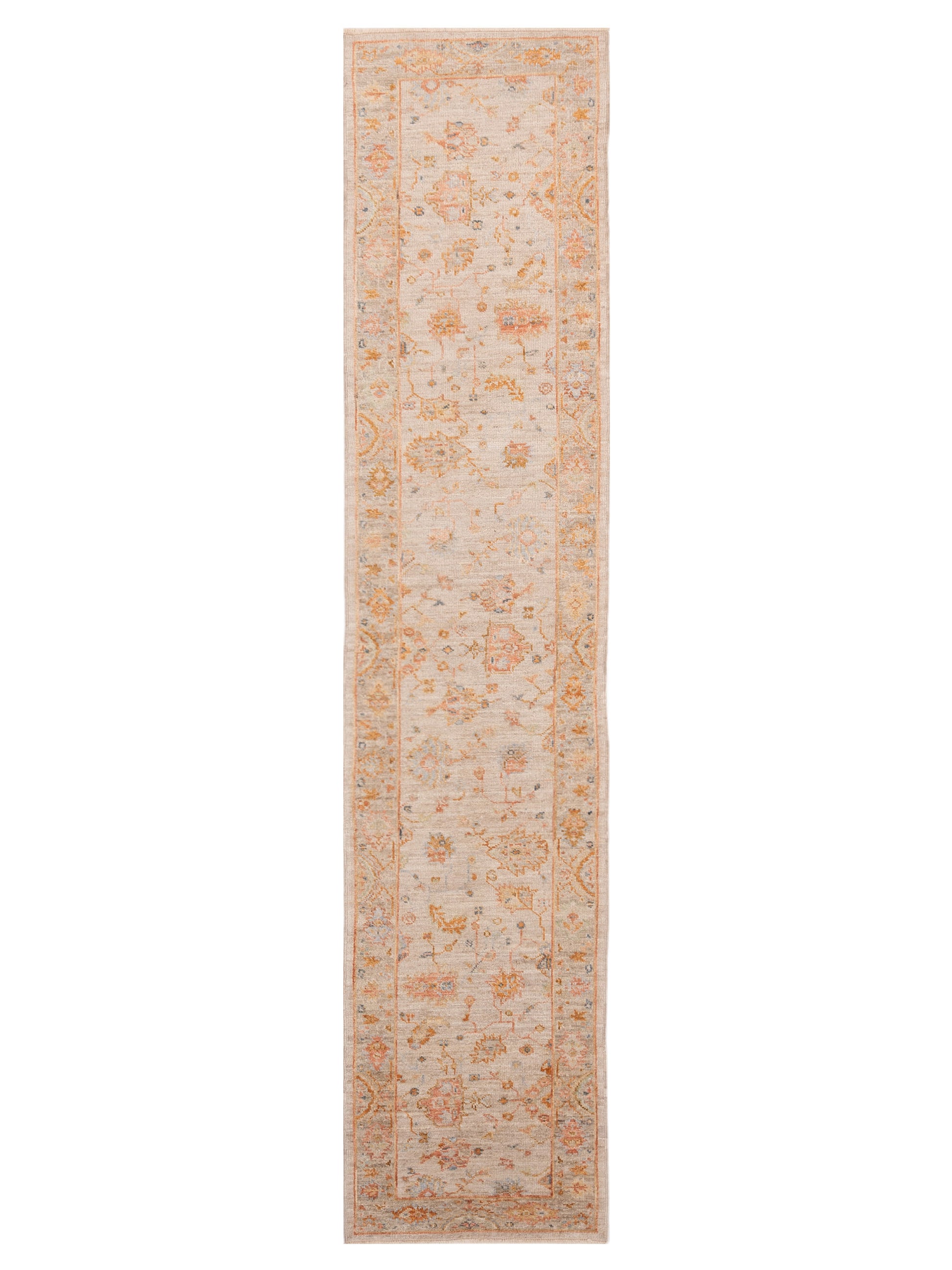 Anadol Angora Oushak  Ivory Silver Traditional