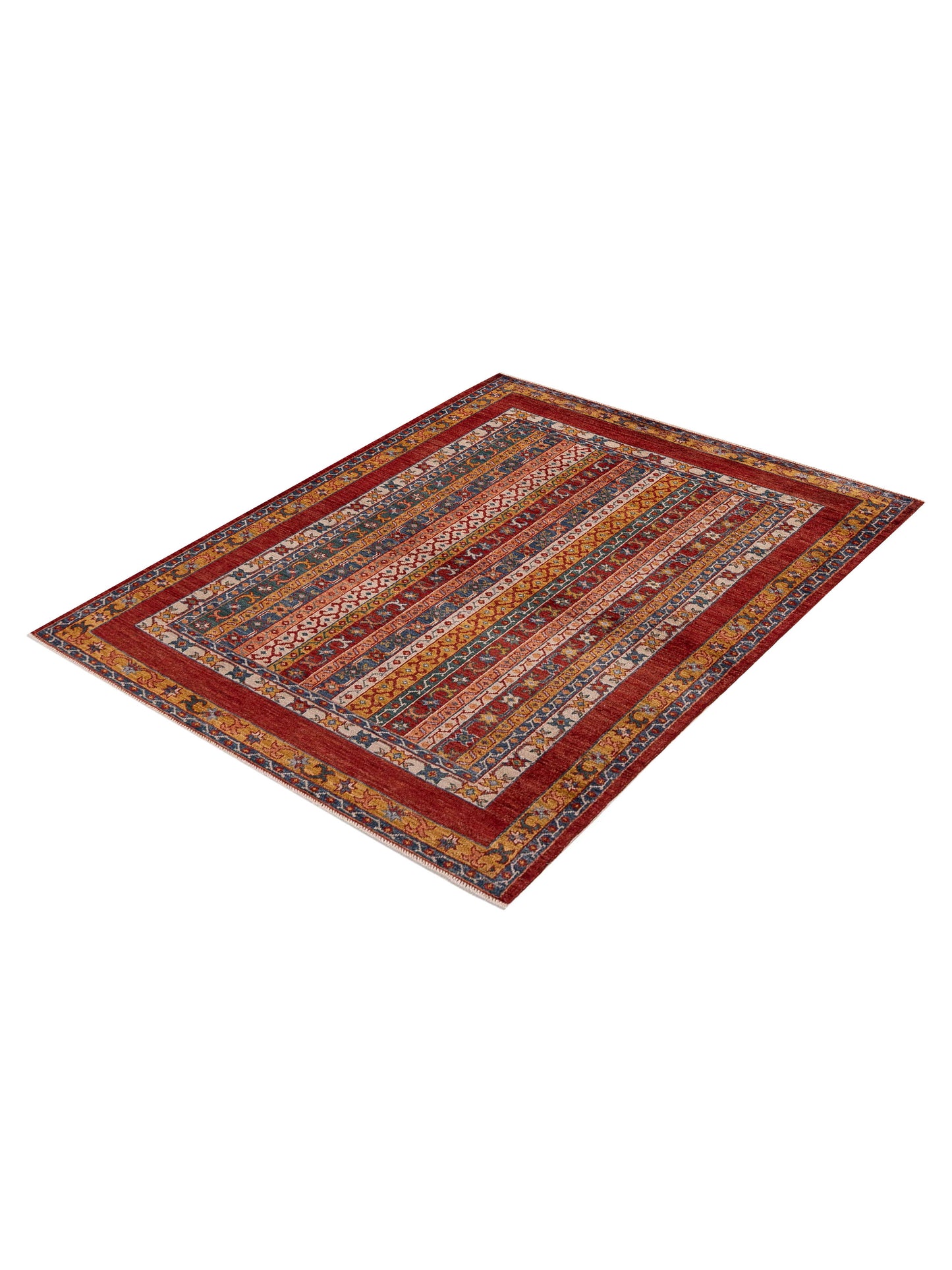 Shawl 156259 Multi Multi 4x5.10 Hand Knotted Rug