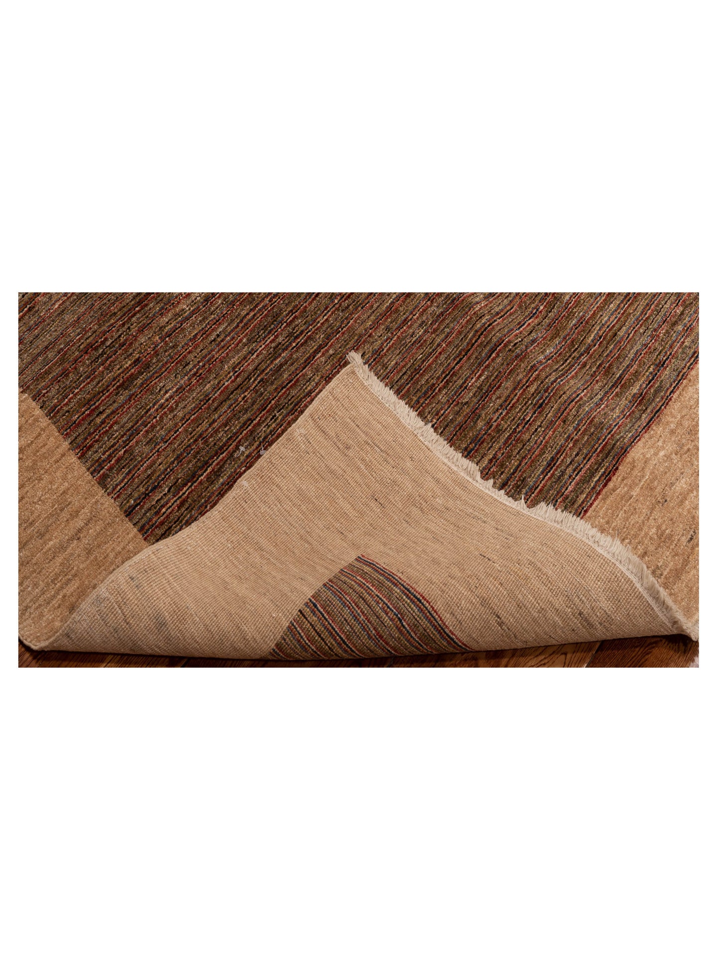 Bahar 92407 Brown Beige 5.10x8.4 Hand Knotted Rug