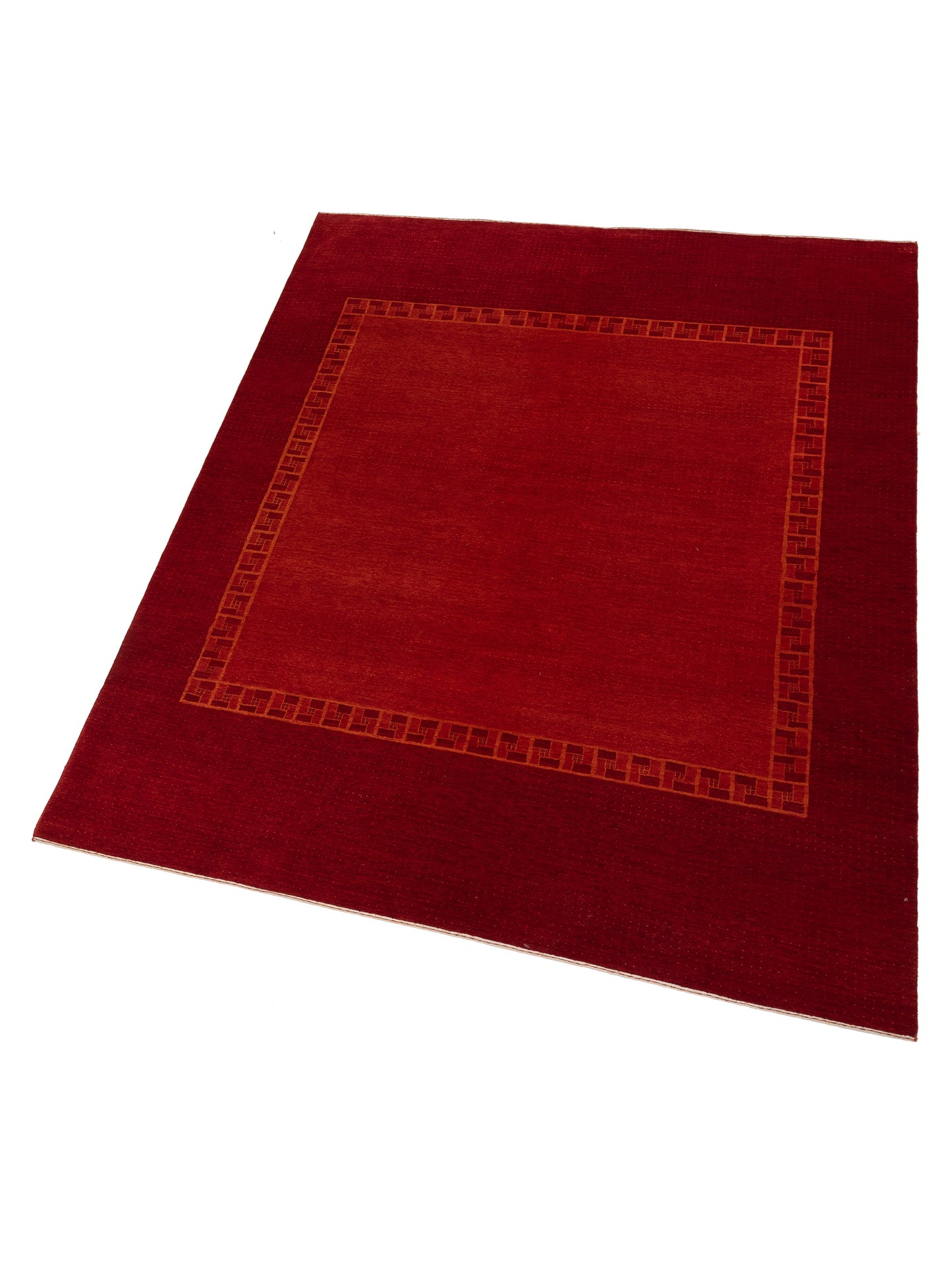Tibetino 108465 Red 7.9x9.8 Hand Knotted Rug