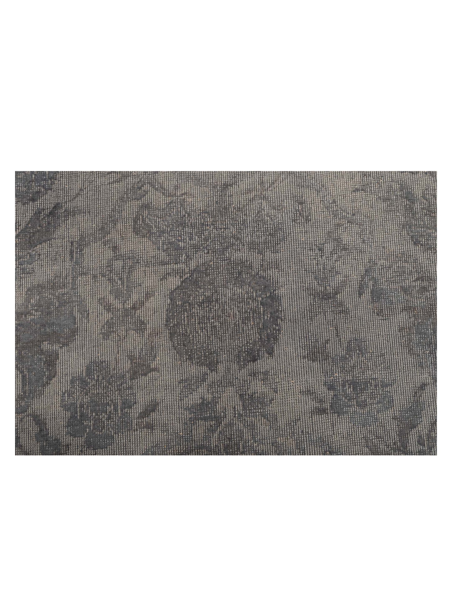 Vintage 88139 Gray 8x9.10 Hand Knotted Rug