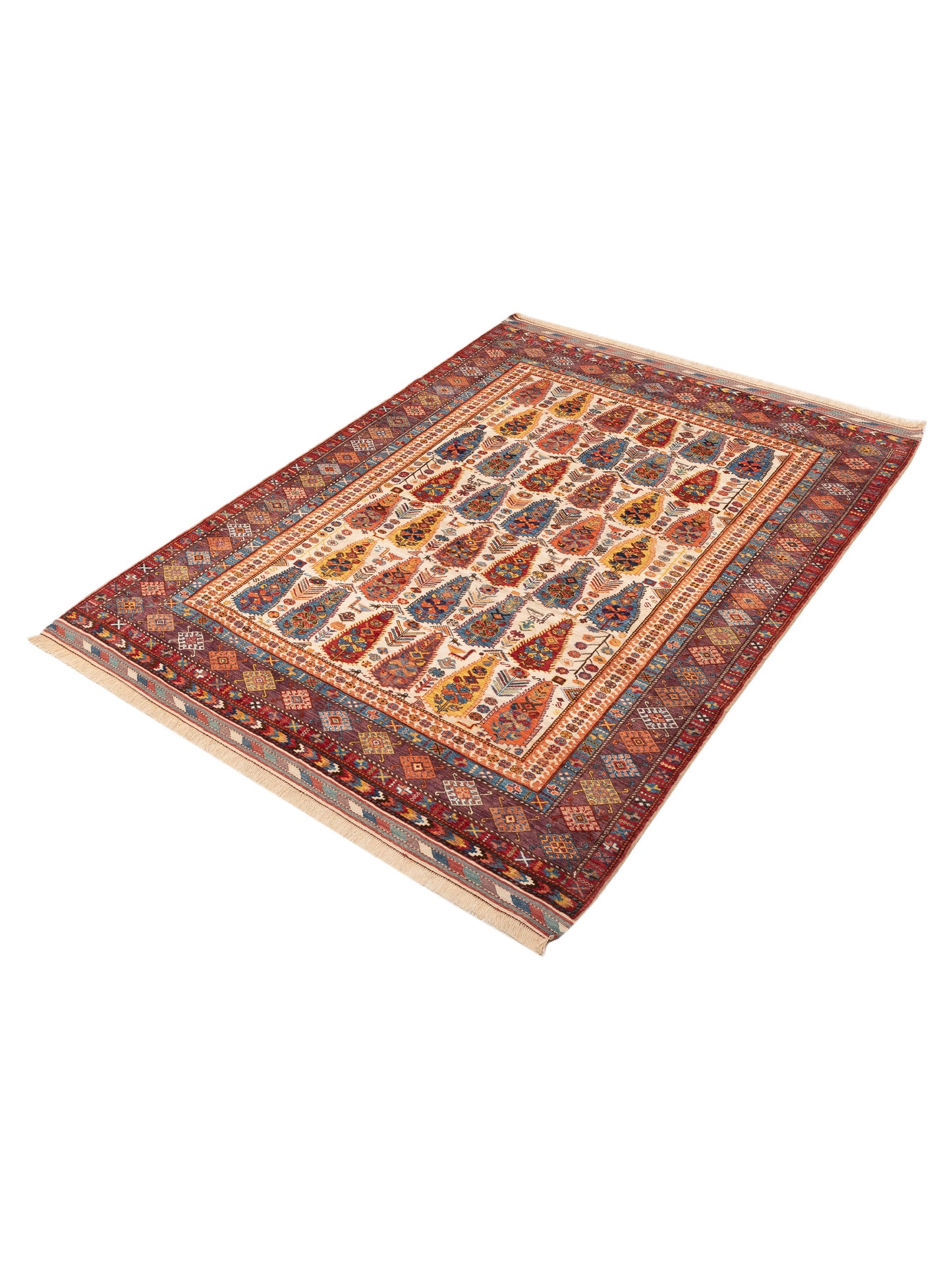 Sultan 152378 Multi Multi 7.3x9.9 Hand Knotted Rug
