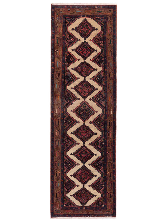 Pasha Persian  Ivory Brown Traditional