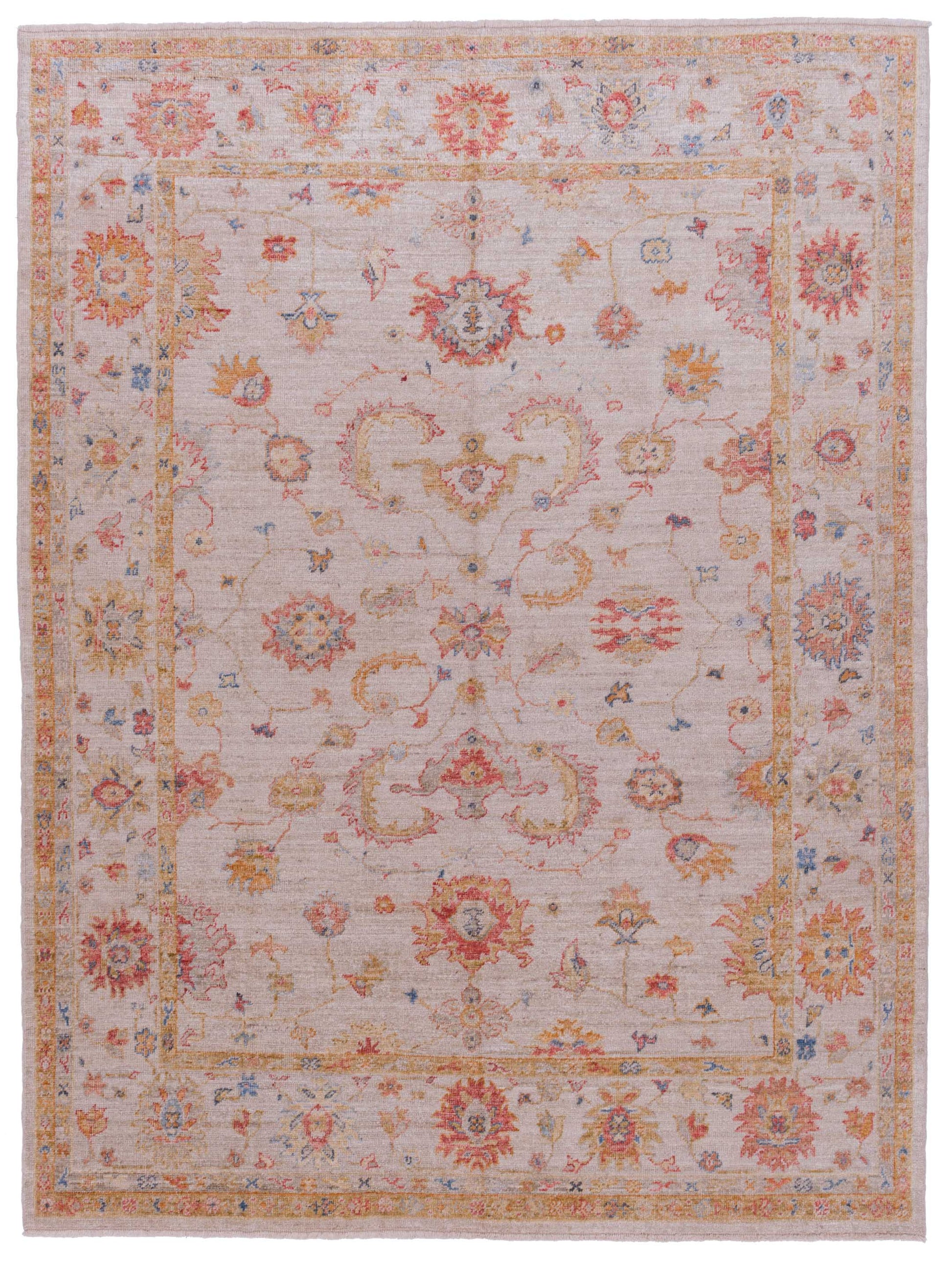 Anadol Angora Oushak  Ivory Ivory Traditional