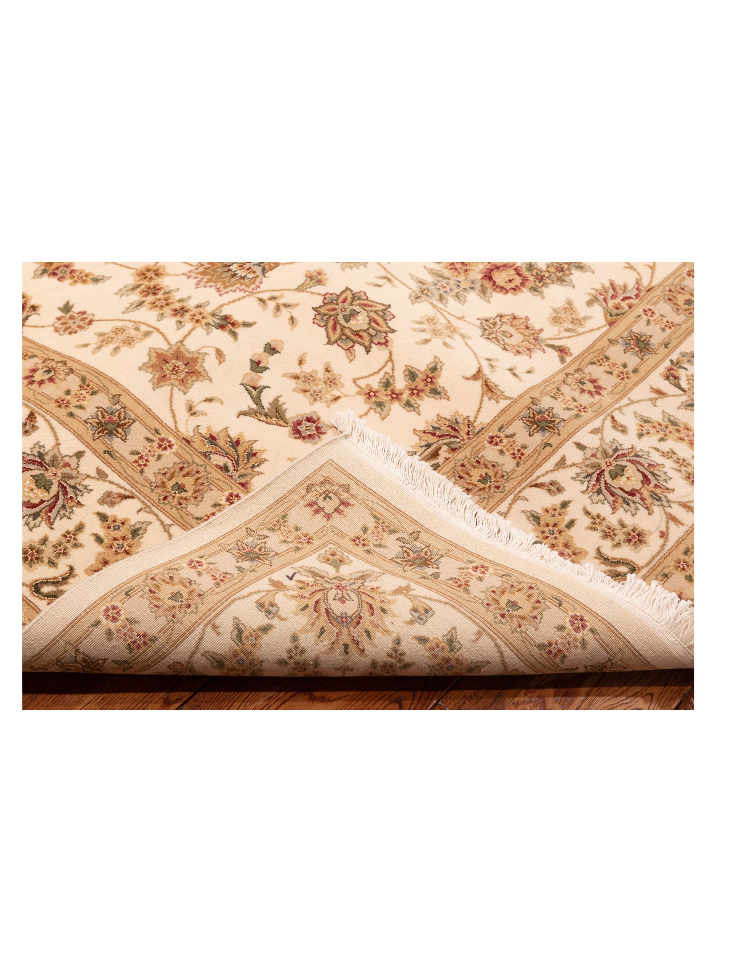 Magnolia 110526 Ivory Ivory 8.6x11.6 Hand Knotted Rug