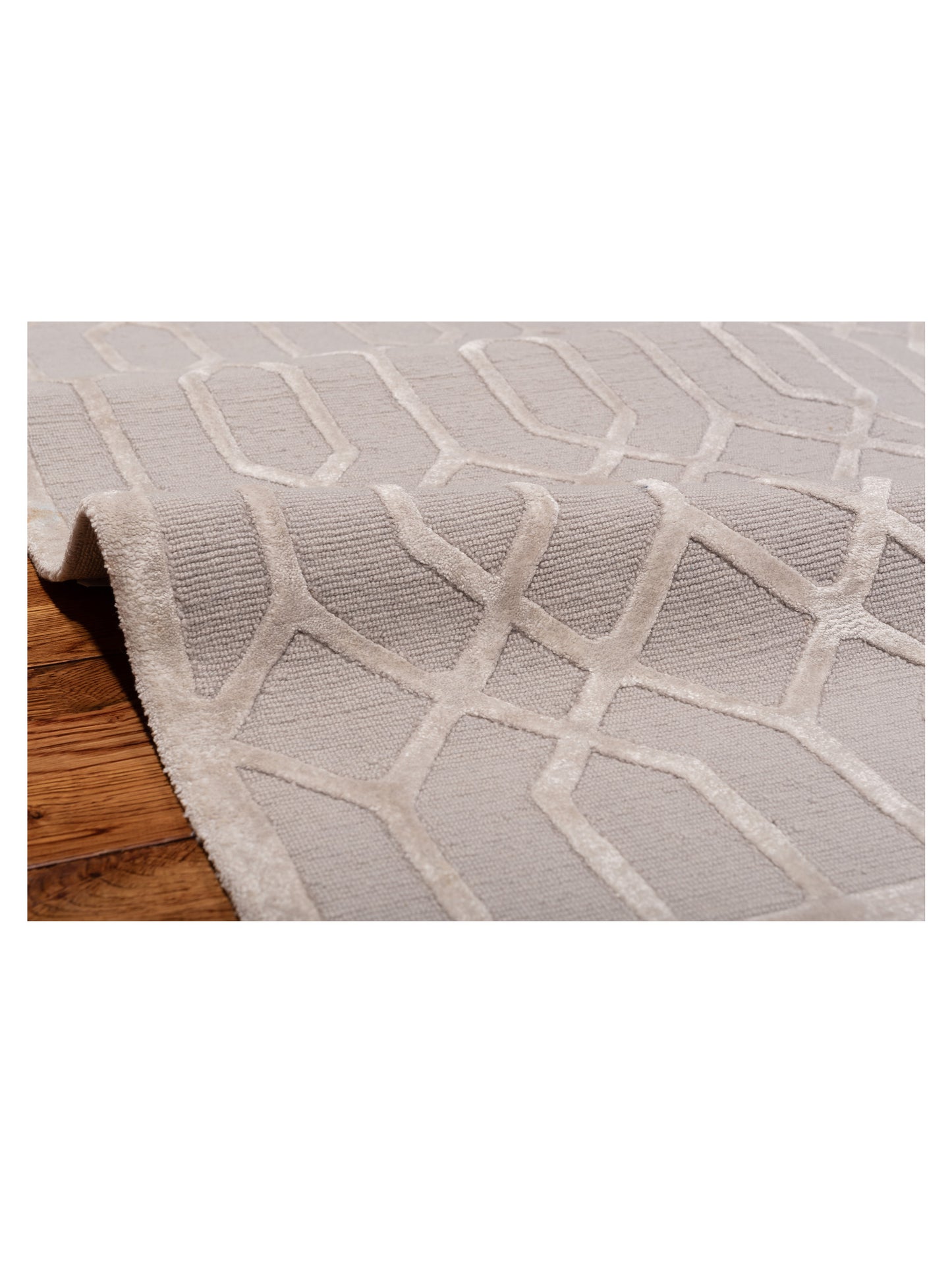 Tibetino 127476 Silver 10.2x13.10 Hand Knotted Rug