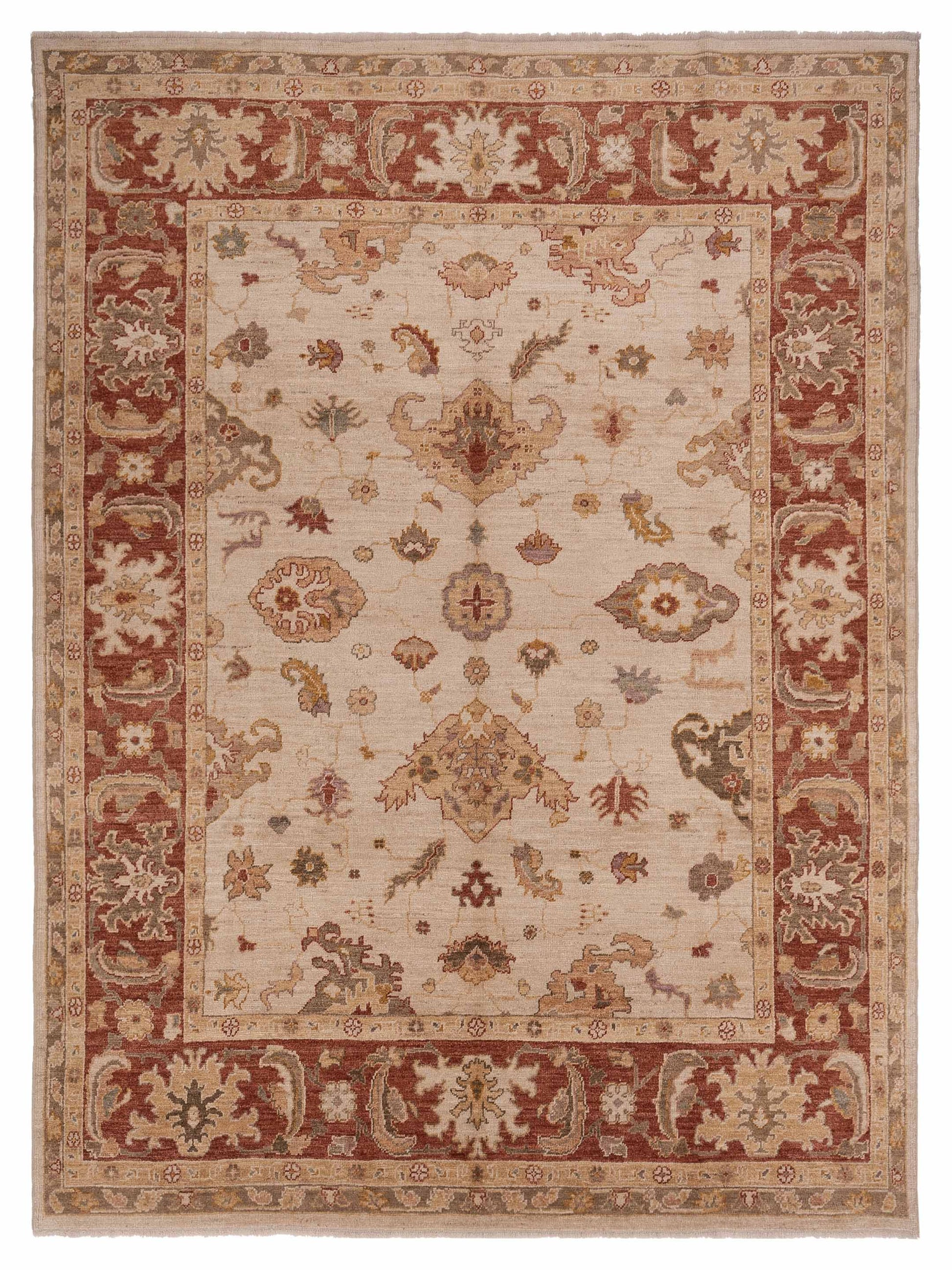 Anadol Angora Oushak  Beige Rust Traditional