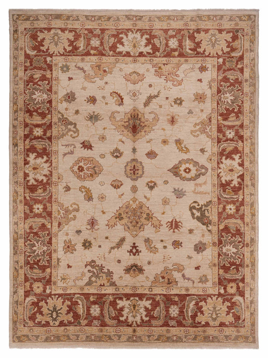 Anadol Angora Oushak  Beige Rust Traditional