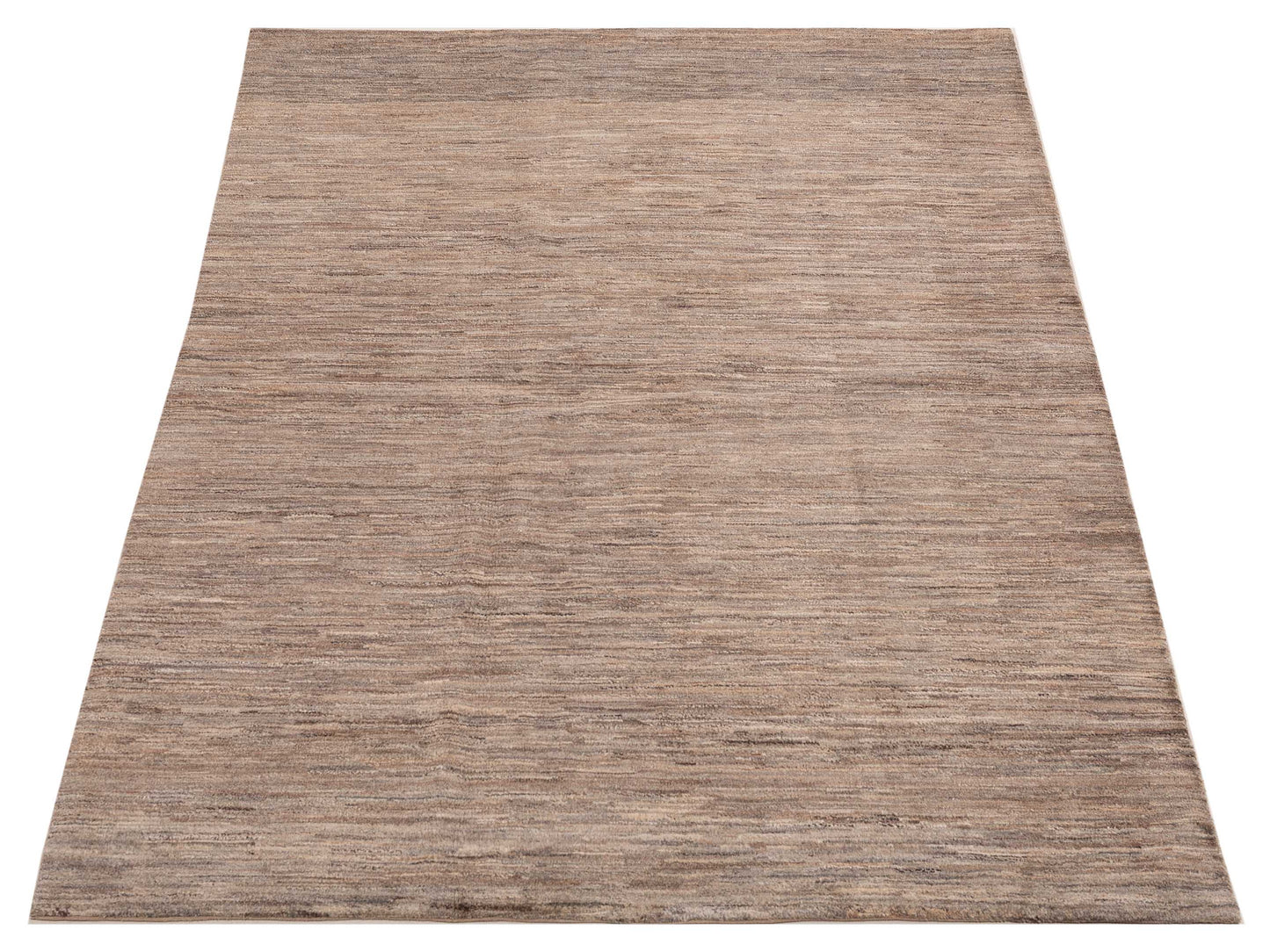 Tibetino 154008 Brown Brown 5.4x8 Hand Knotted Rug