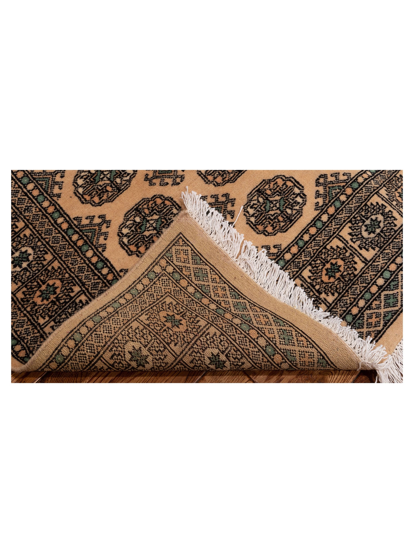 Bokhara 147898 Beige Beige 4x6.1 Hand Knotted Rug