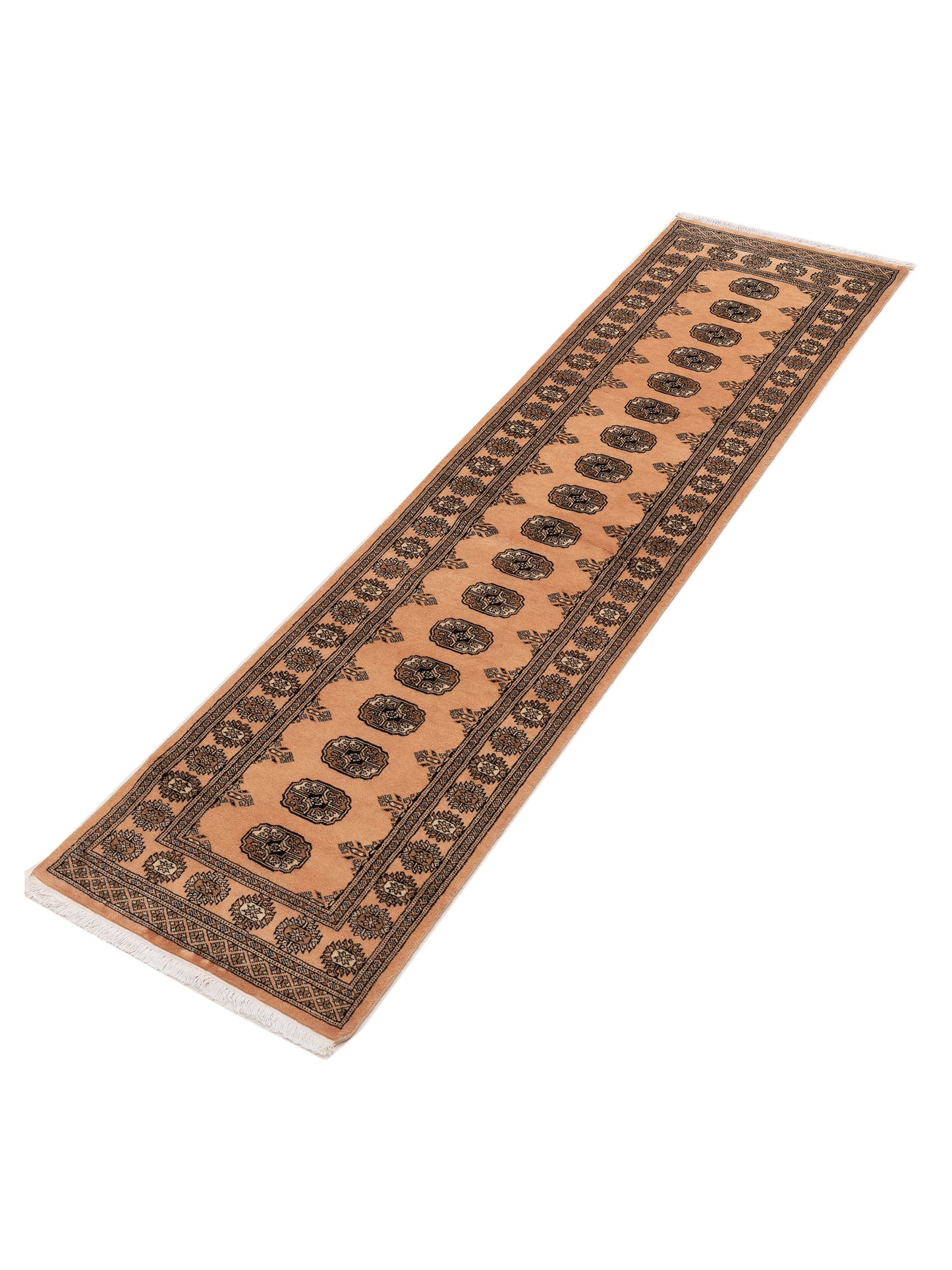 Bokhara 153444 Beige Beige 2.7x10 Hand Knotted Rug