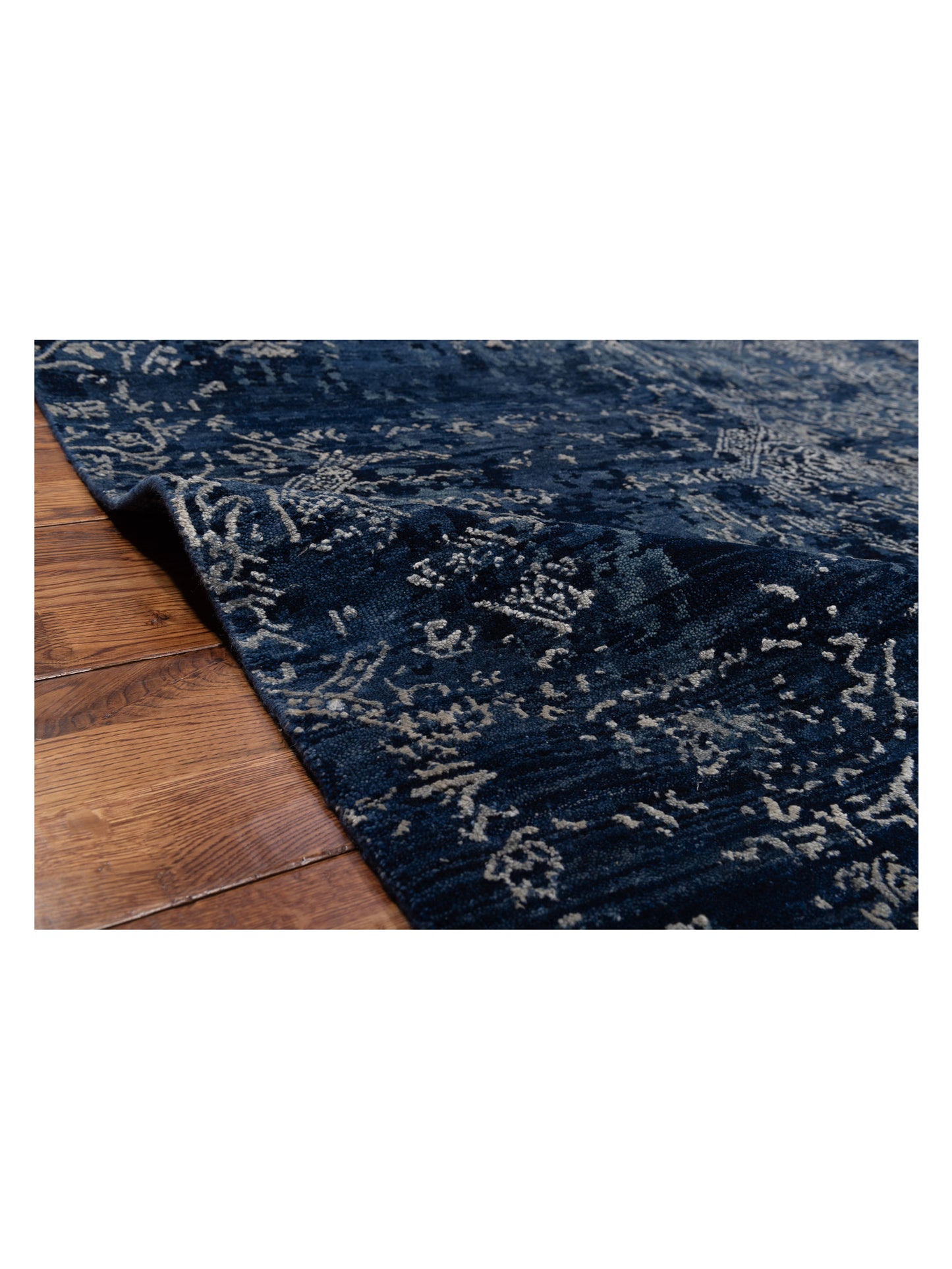 Tibetino 142706 Navy 8x9.11 Hand Knotted Rug