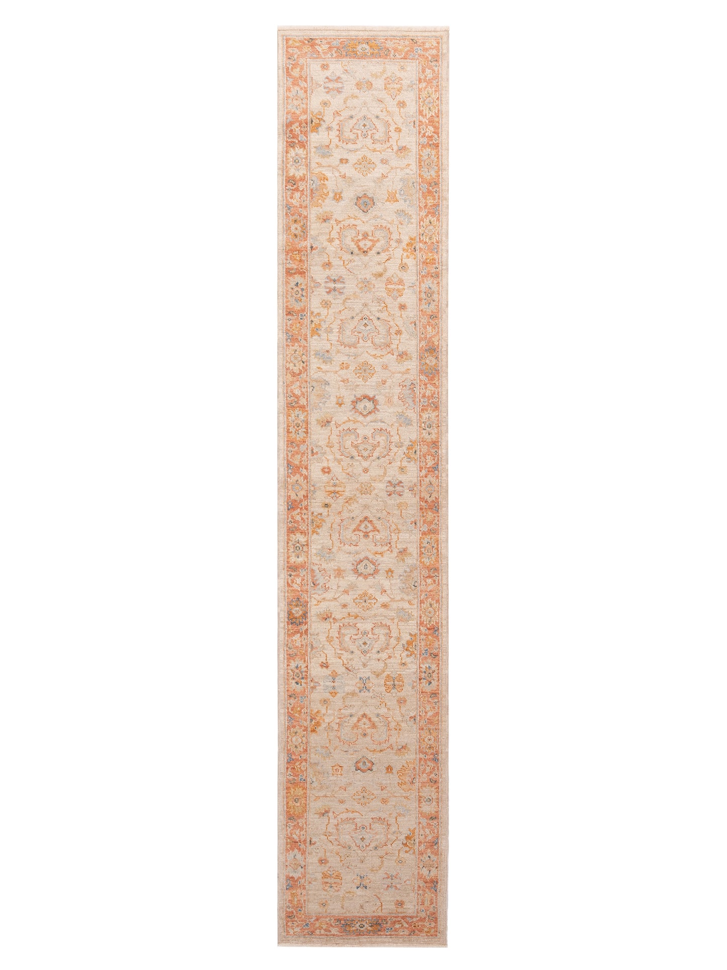 Anadol Angora Oushak  Ivory Rust Traditional