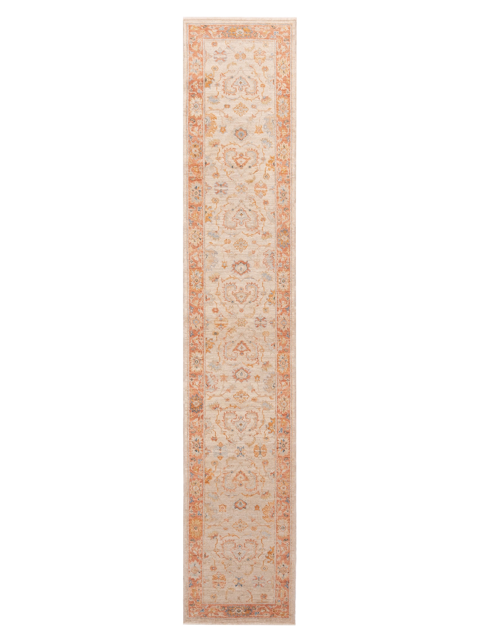 Anadol Angora Oushak  Ivory Rust Traditional