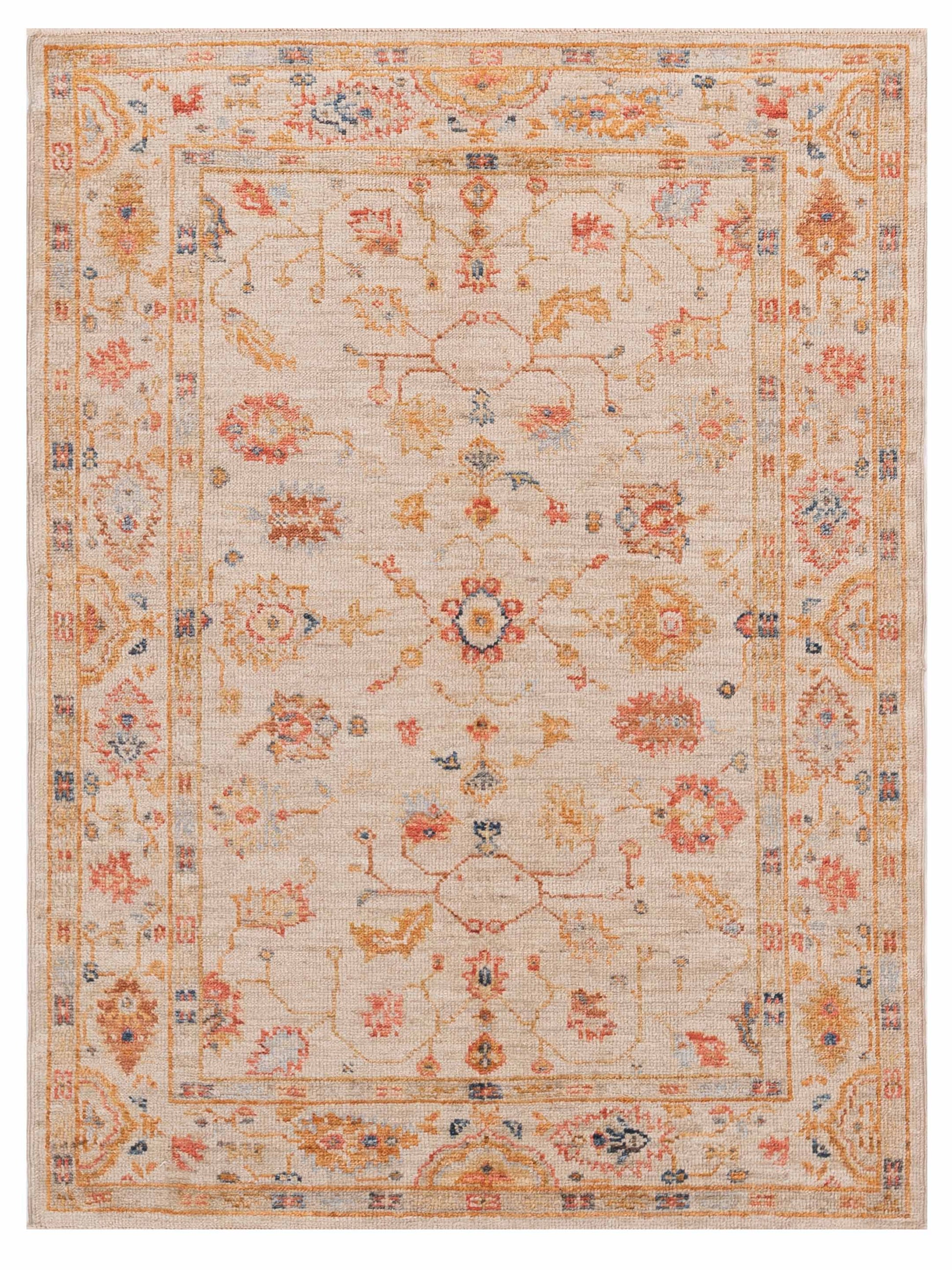 Anadol Angora Oushak  Ivory Ivory Traditional