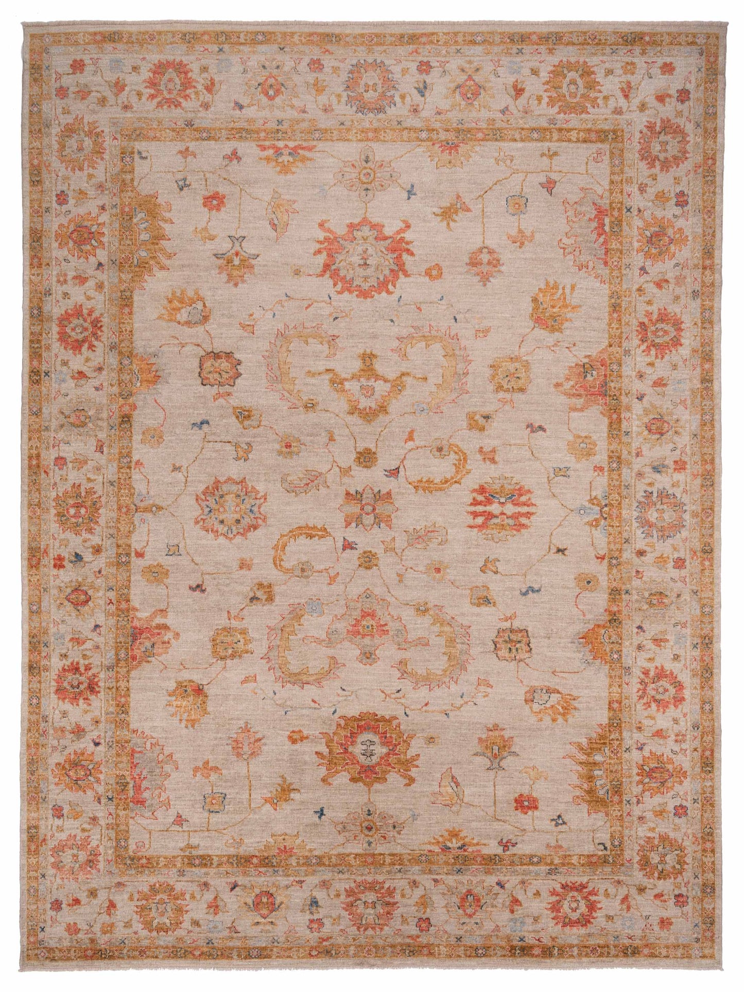 Anadol Angora Oushak  Ivory Ivory Traditional