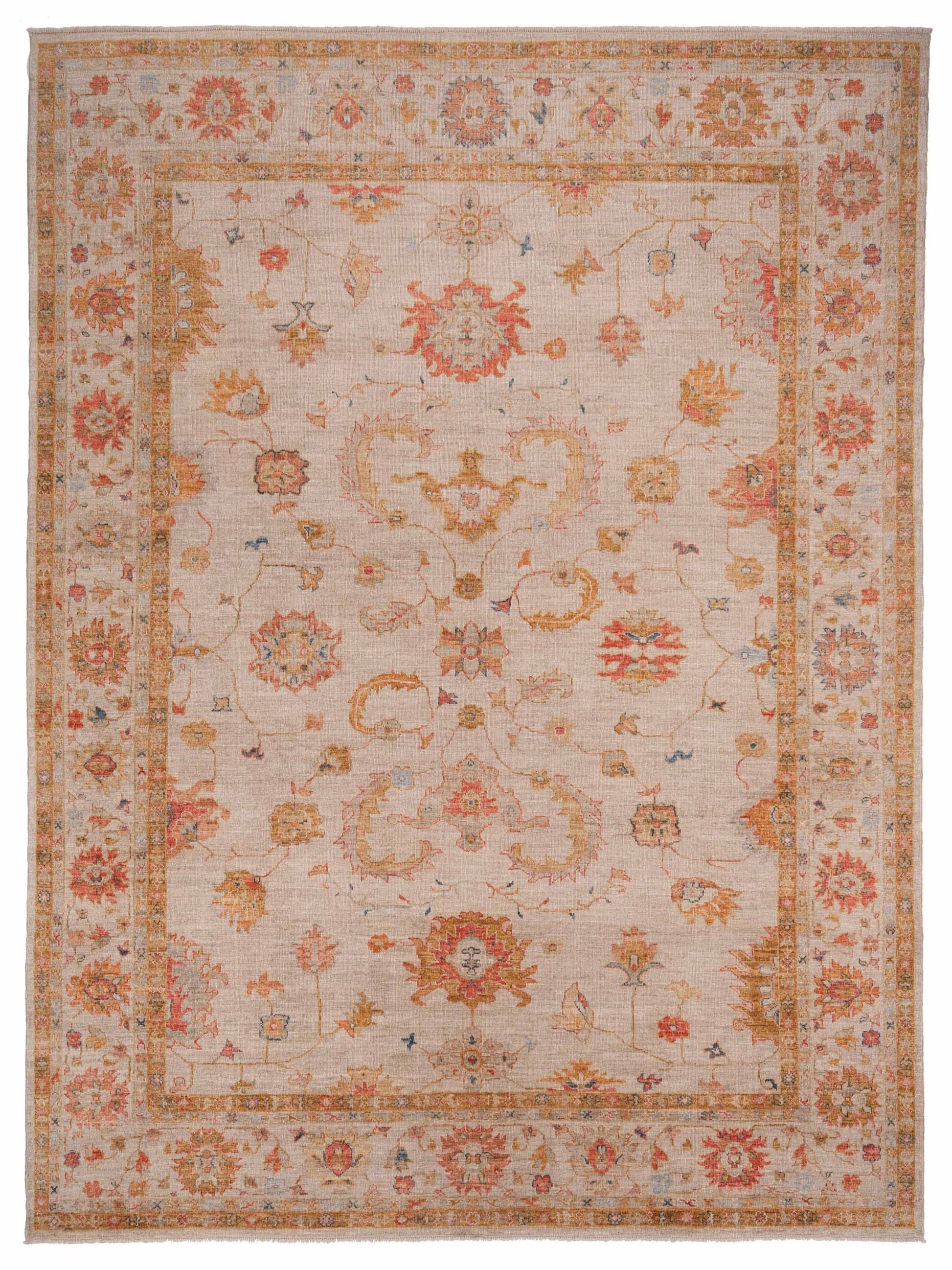 Anadol Angora Oushak  Ivory Ivory Traditional