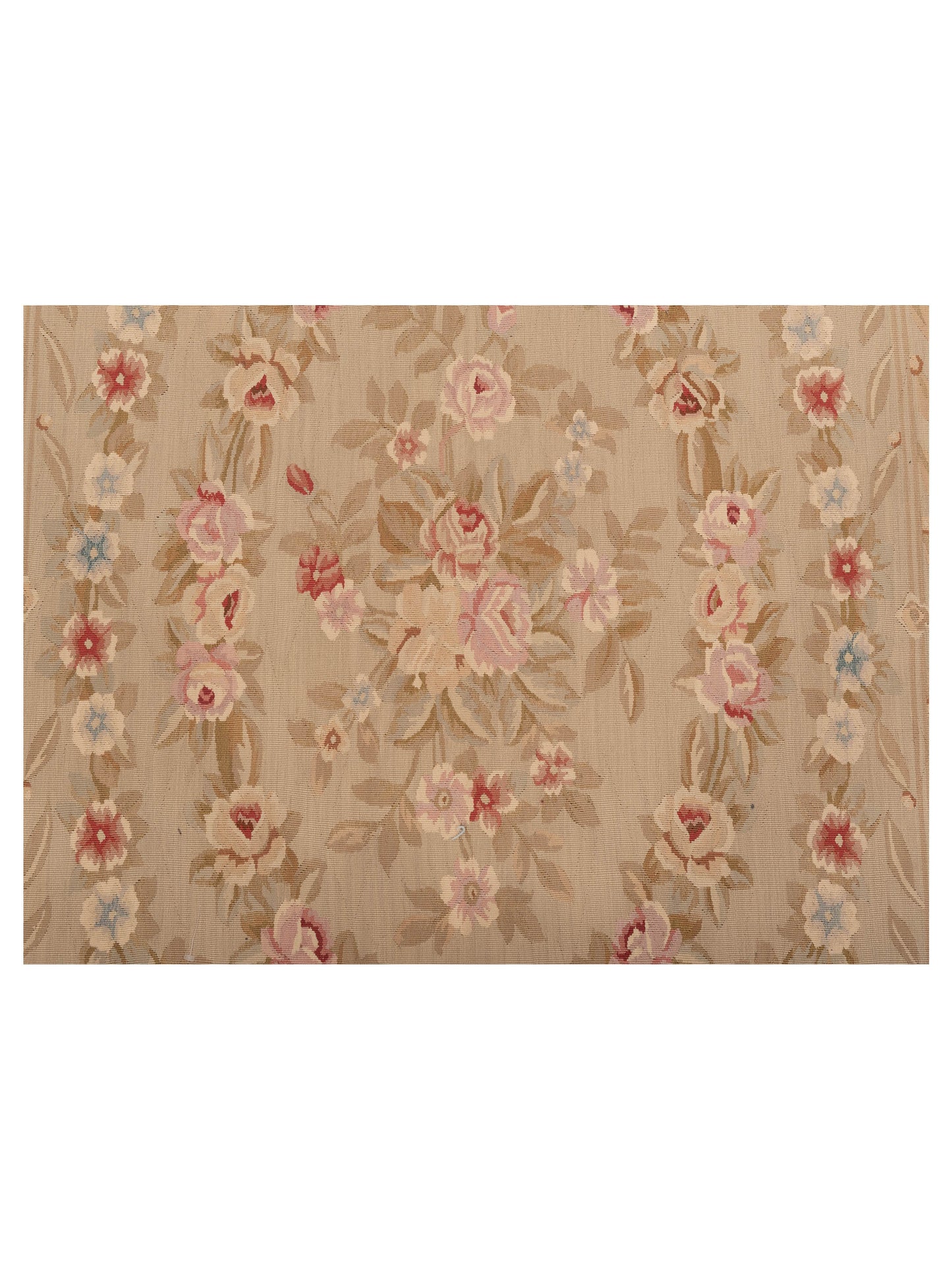 Abusson 77778 Cream Cream 7.9x9.11 Hand Knotted Rug