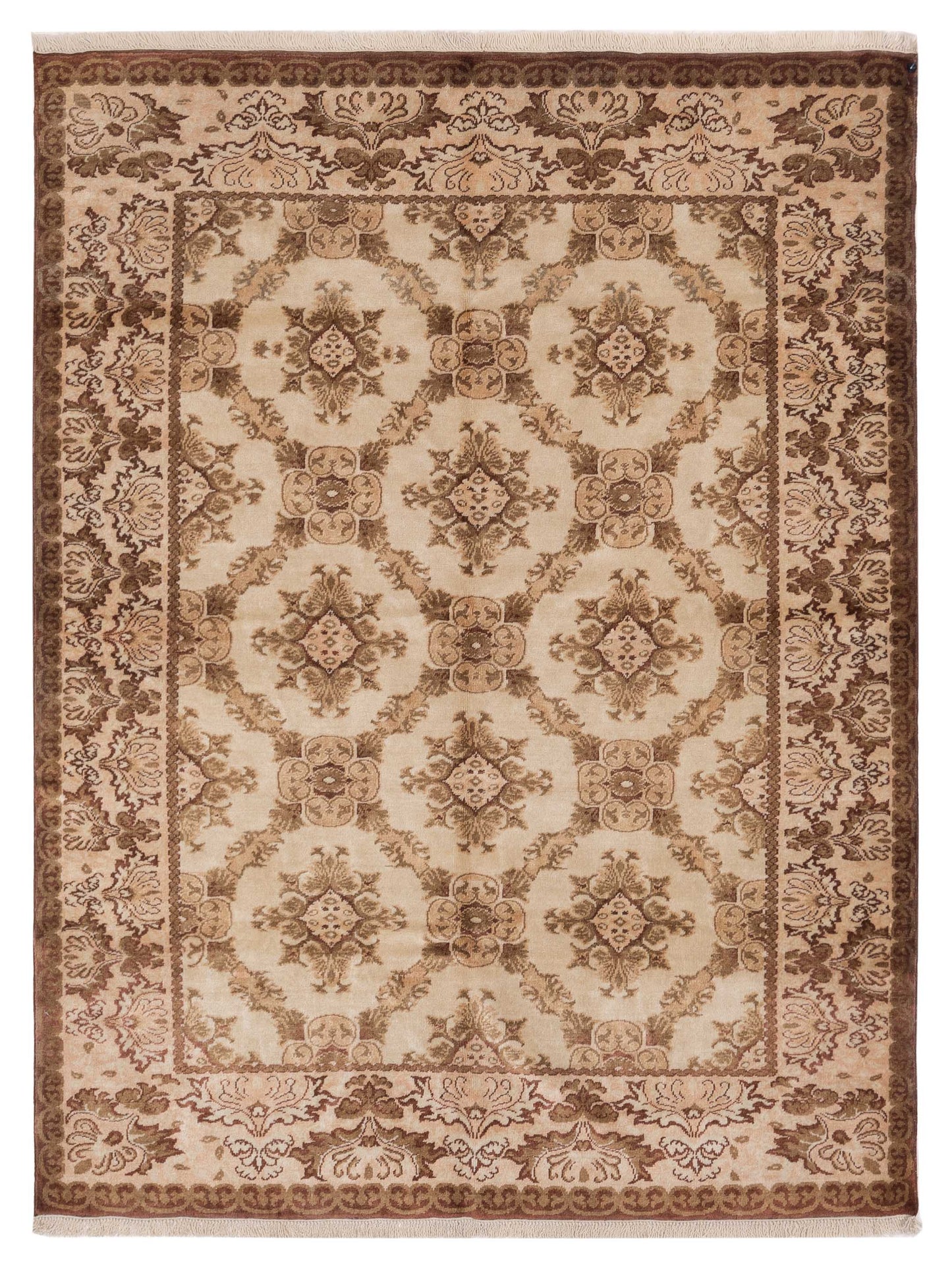 Pasha Antique Loom  Ivory Beige Transitional